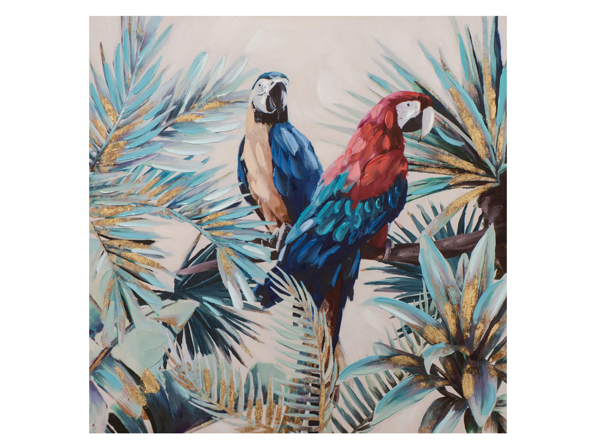 image LAND Bild Zwei Papagaien  | Schubiger Möbel