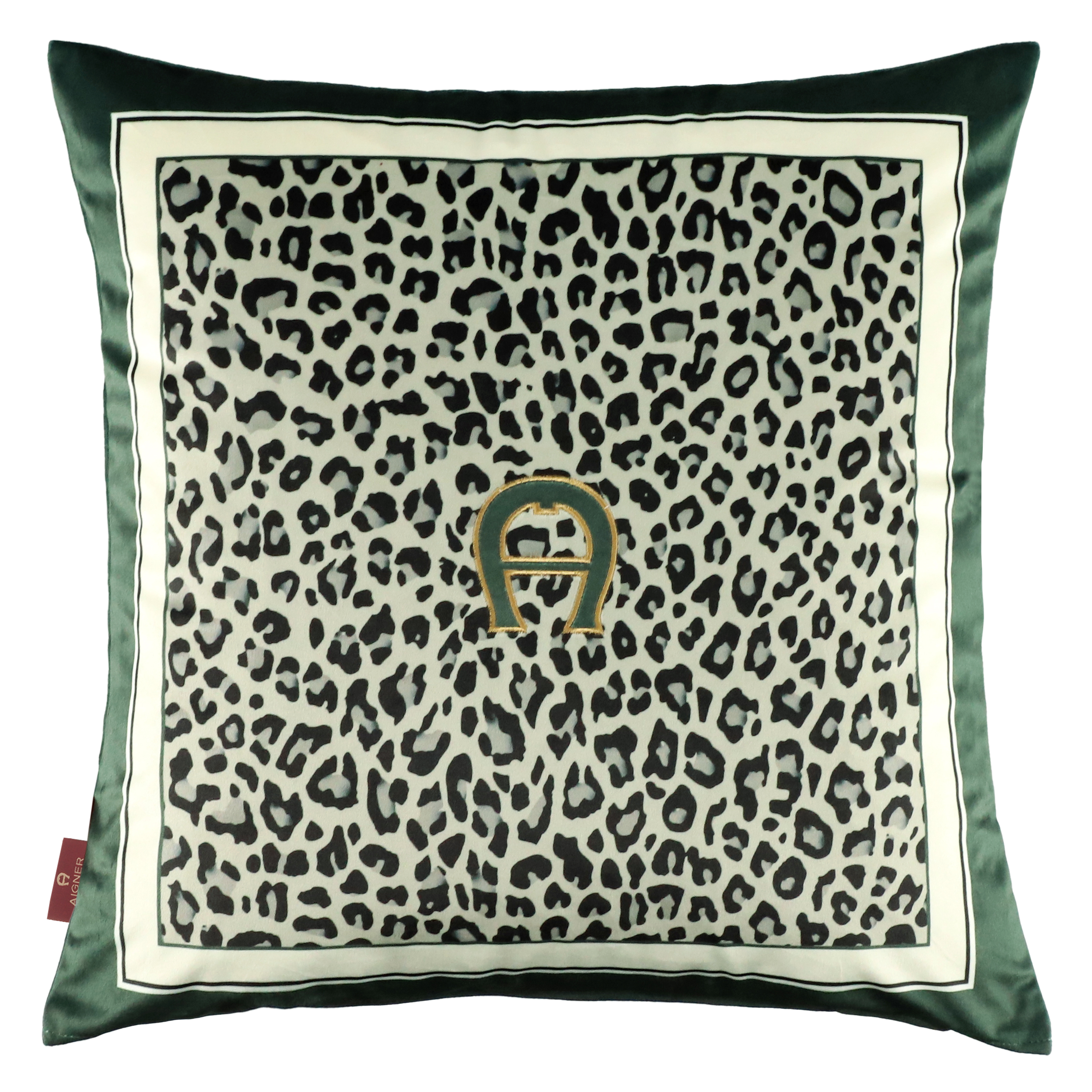 Stoeckel & Grimmler Kissenhülle Aigner Leo Oliv 45x45 cm  | Schubiger Möbel