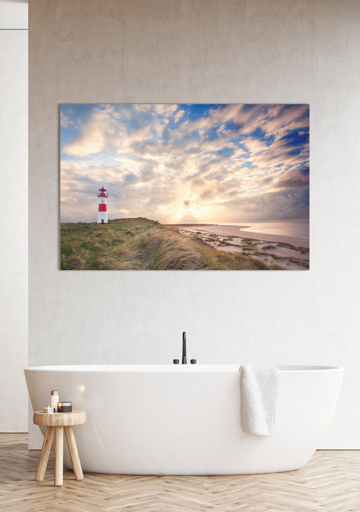 Alubild-Leuchtturm 2-image LAND