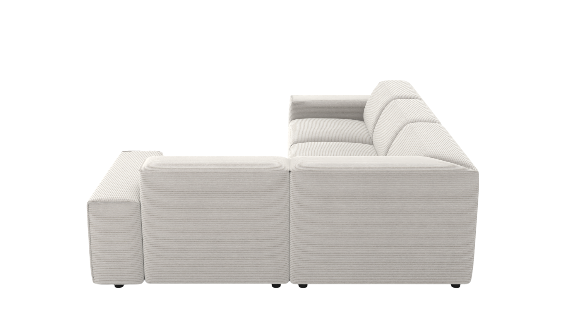 Ecksofa Venus / Farbe: Weiss