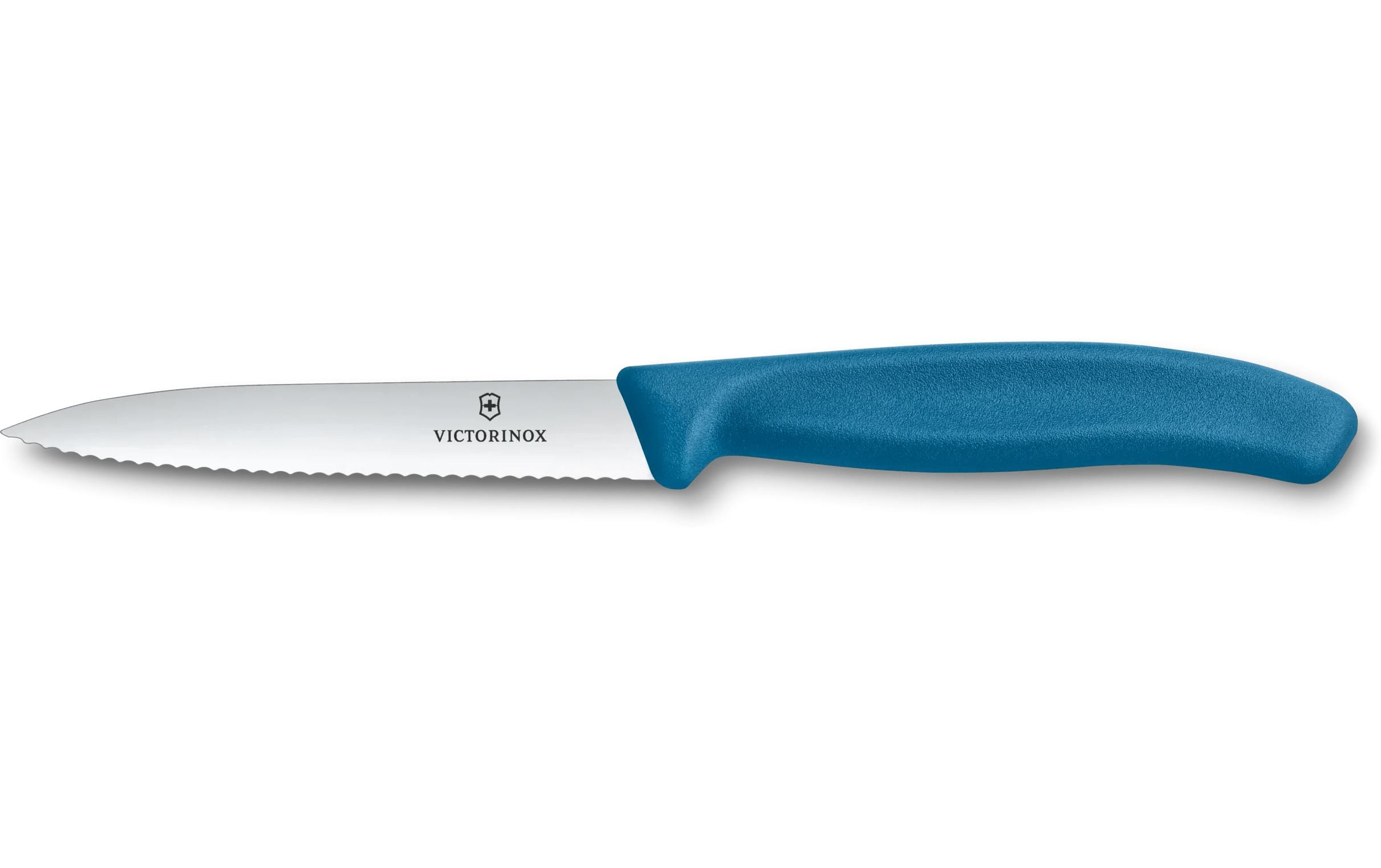 Gemüsemesser Swiss Classic, 10 cm Von Victorinox Alltron / Farbe: Blau