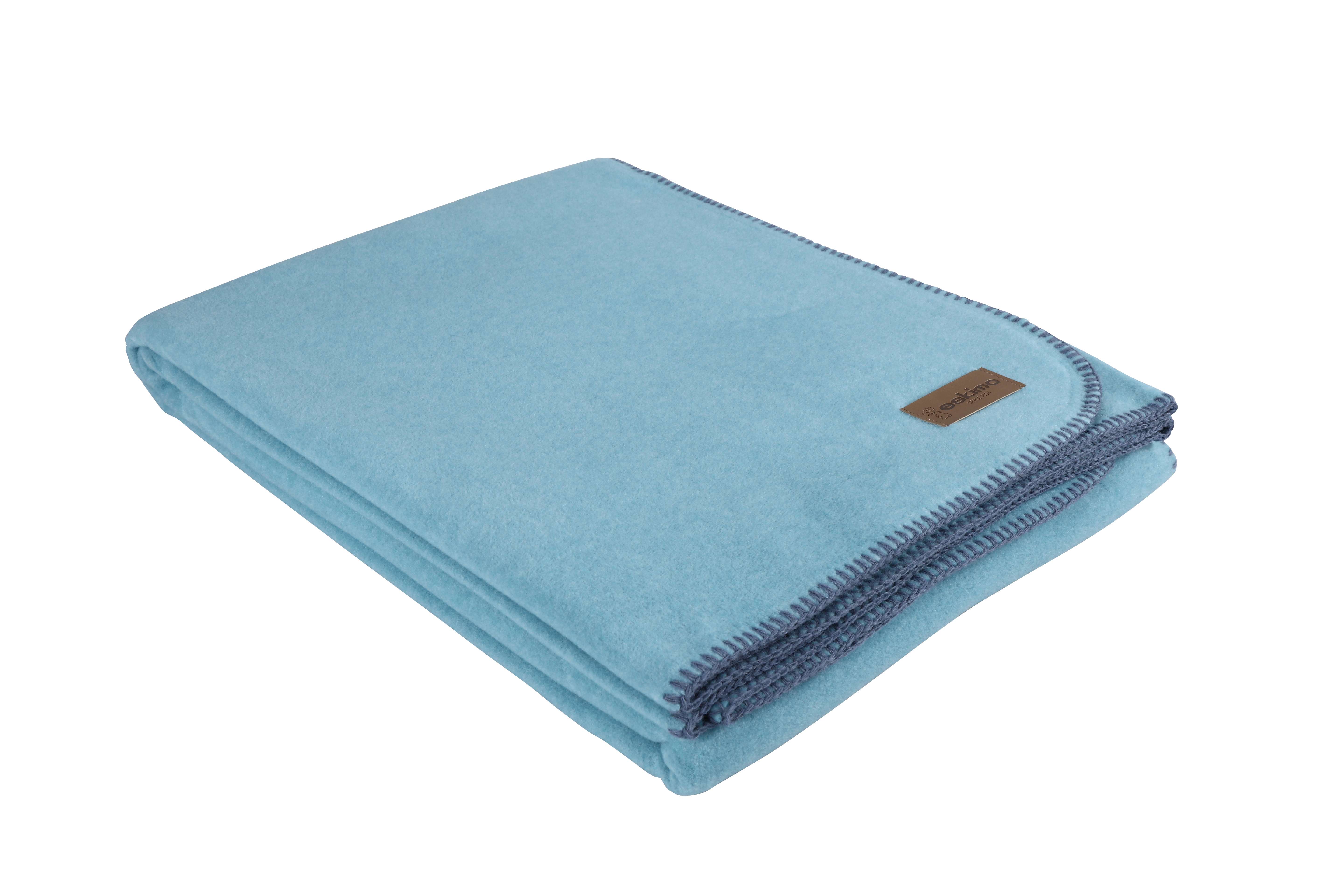 Plaid Edelvelours 150x200 cm Eskitex AG / Farbe: Acqua