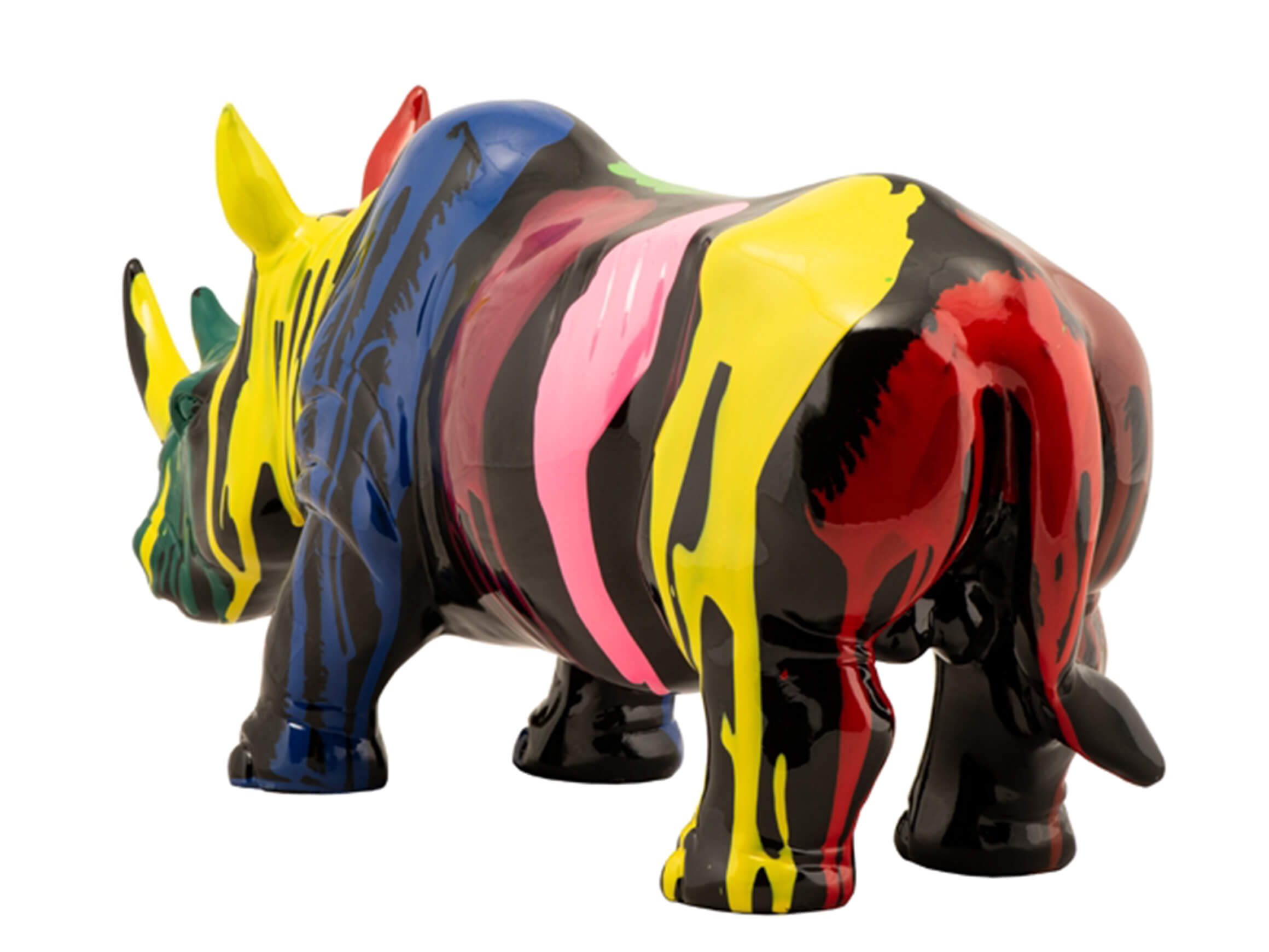 Skulptur Buntes Nashorn 2 image LAND