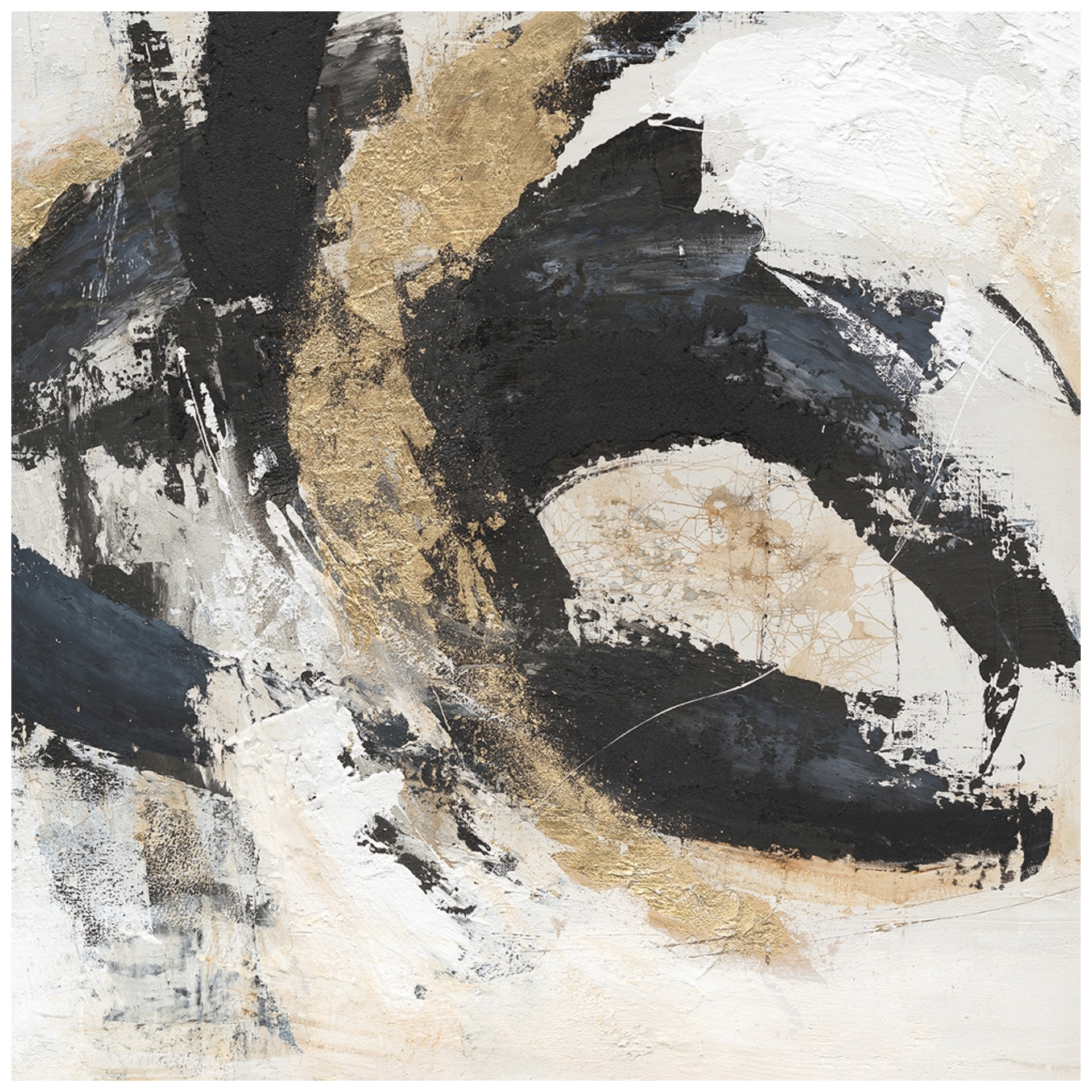Bild Black & Gold Expression image LAND / Grösse: 120 x 90 cm Bild Black & Gold Expression image LAND / Grösse: 120 x 90 cm
