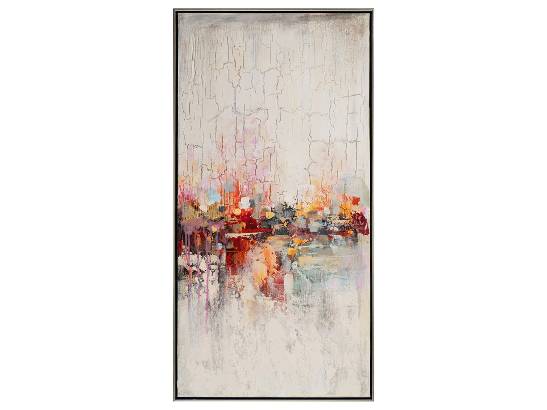 image LAND Bild mit Rahmen Abstrakt mit Orange Orange | Schubiger Möbel