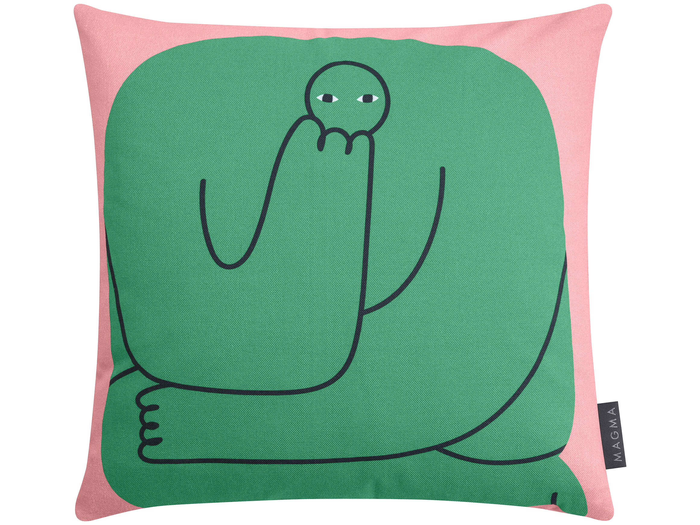 Kissenhülle Arty Grün 40x40 cm Magma