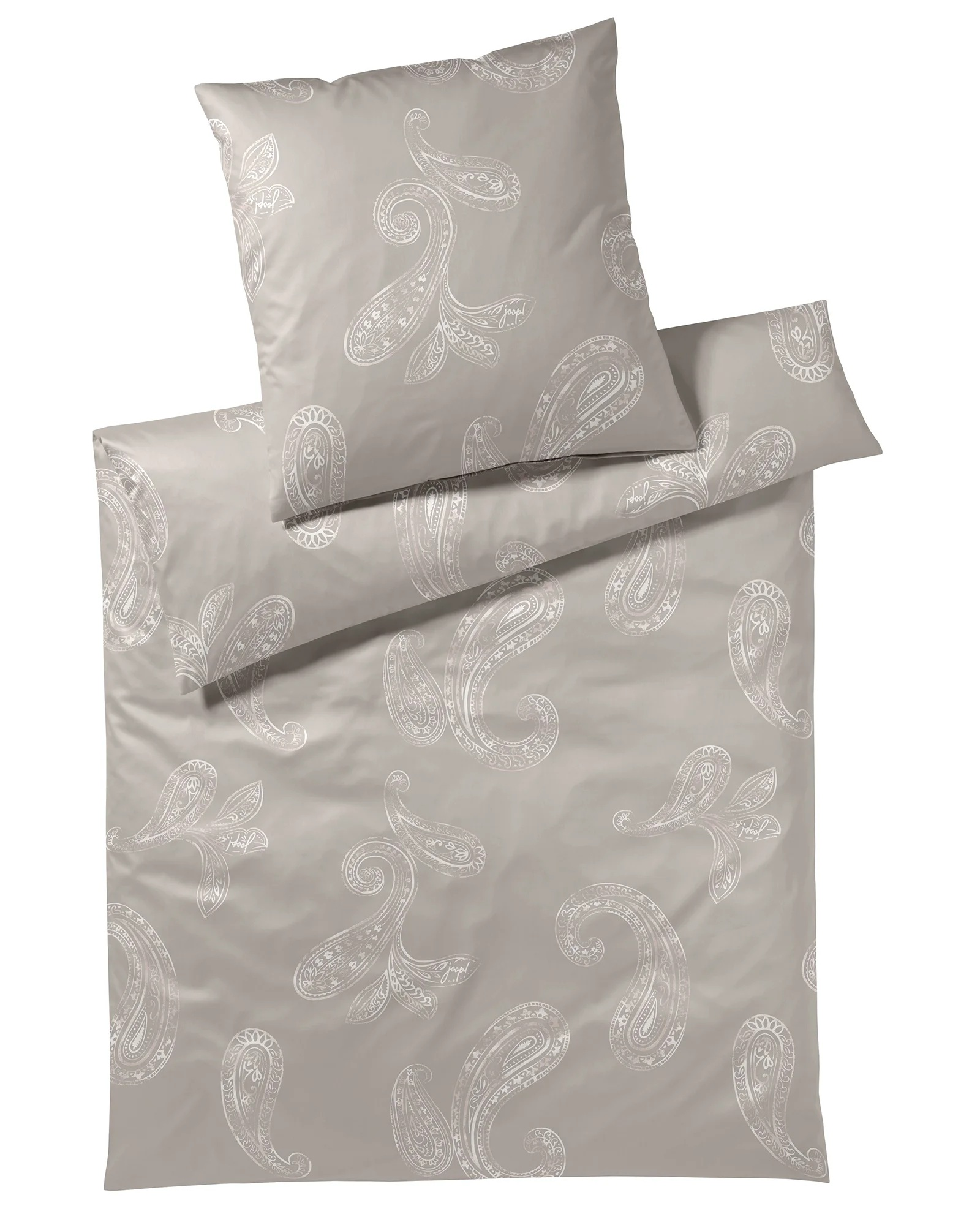 Bettwäsche Paisley Elegante / Farbe: Taupe