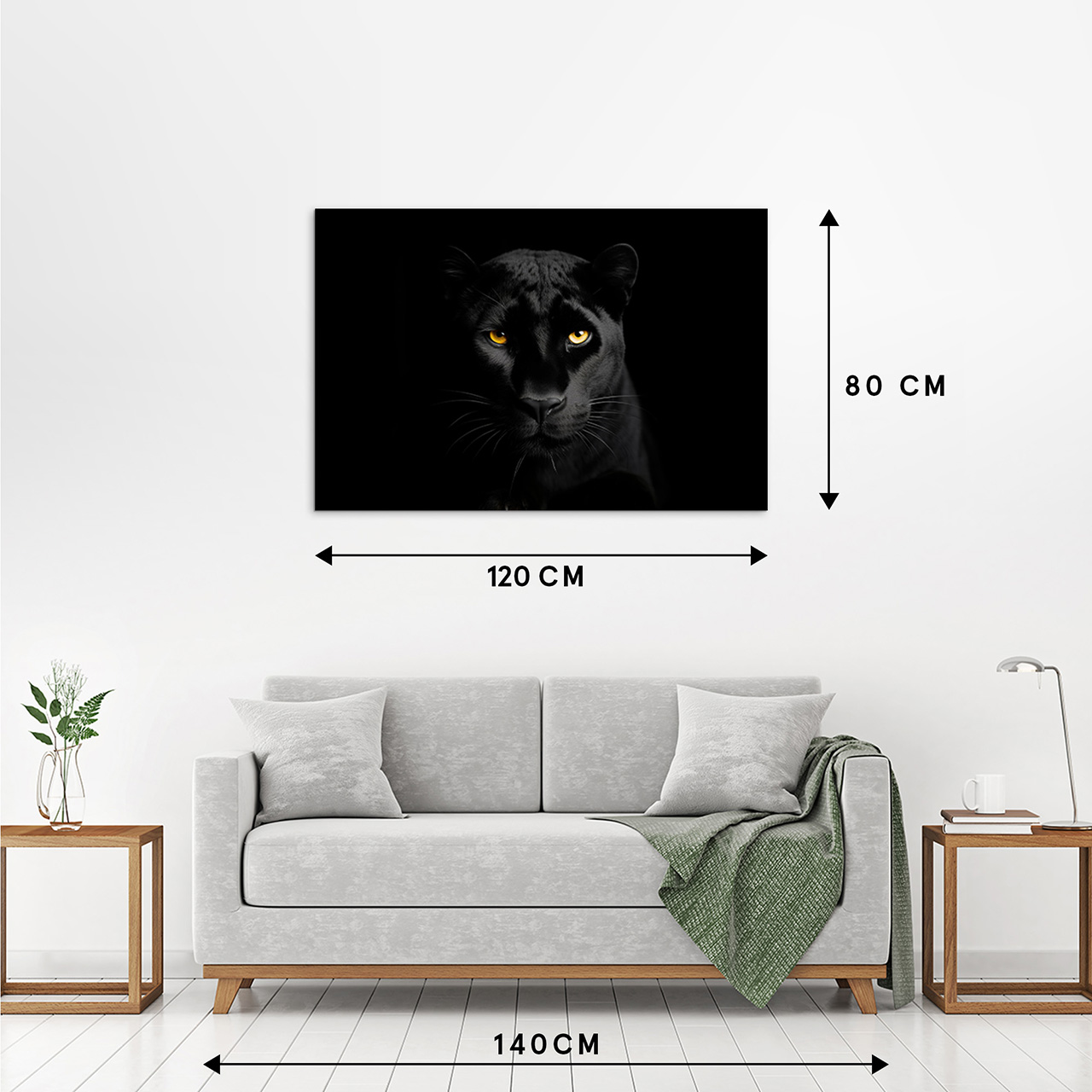 Acrylglasbild Black Panther image LAND