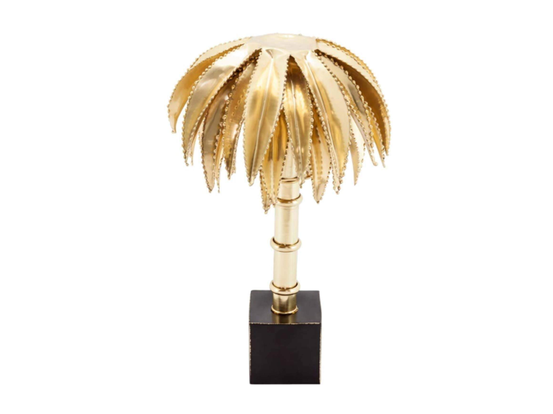 Abhika Tischlampe palmery D: 26cm Gelb | Schubiger Möbel