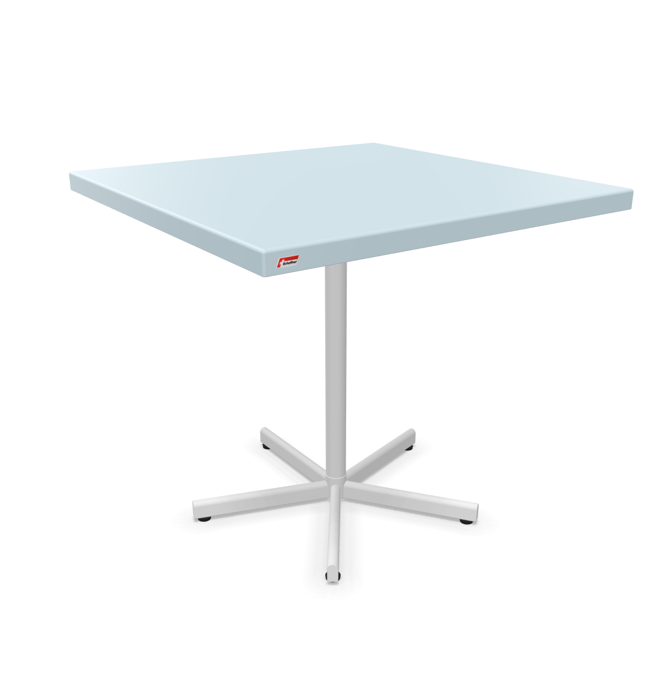 Schaffner Tisch Bodensee Quadratisch Blau | Schubiger Möbel