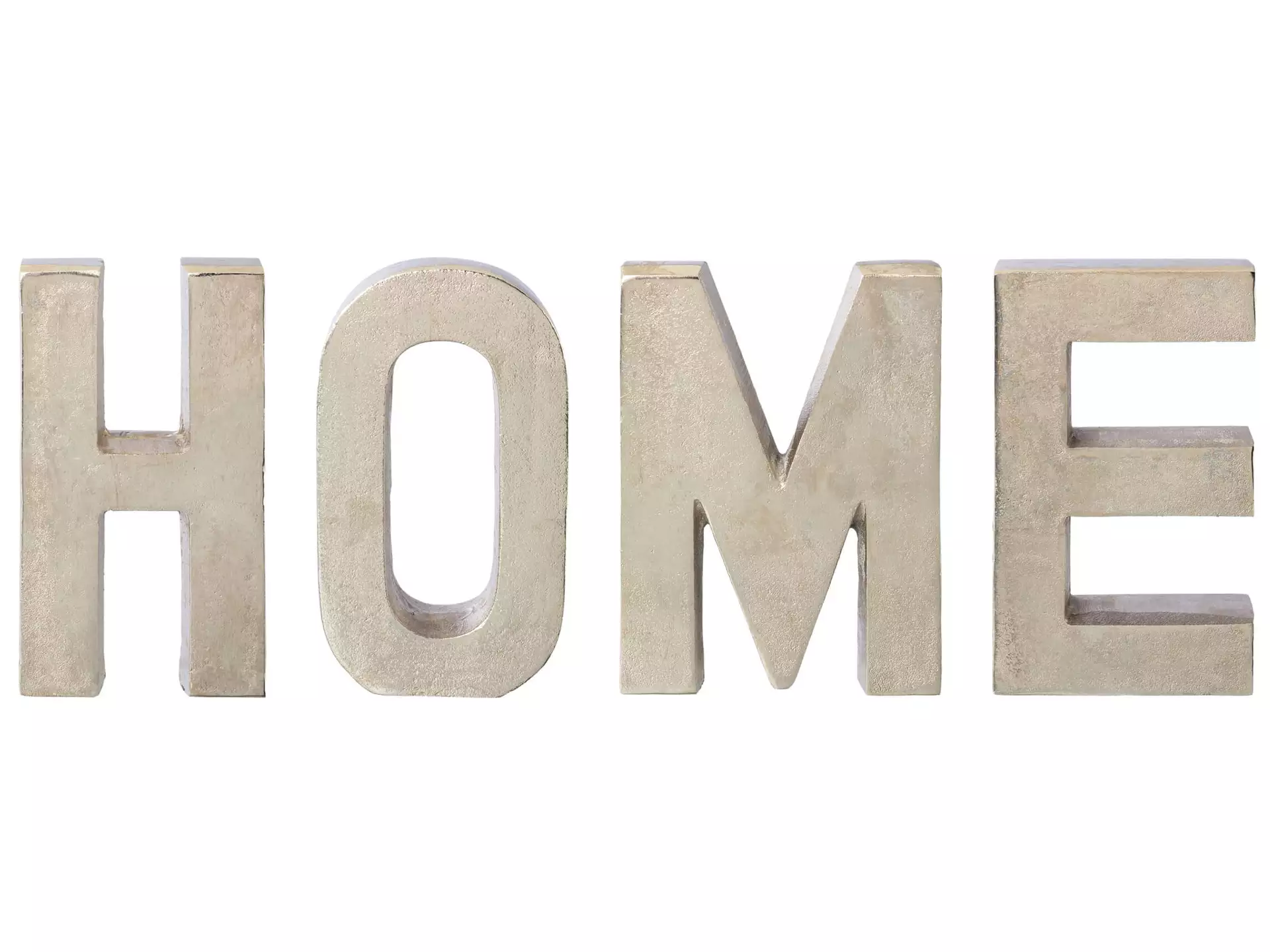 Schriftzug Home, Silber H: 20 cm Gasper