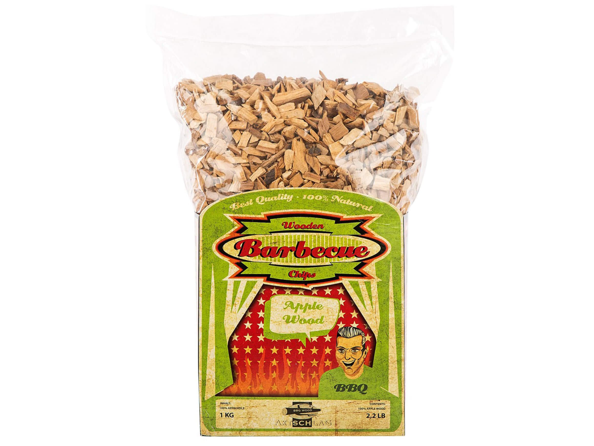 Räucherchips Apfel 1 kg Blaser und Trösch