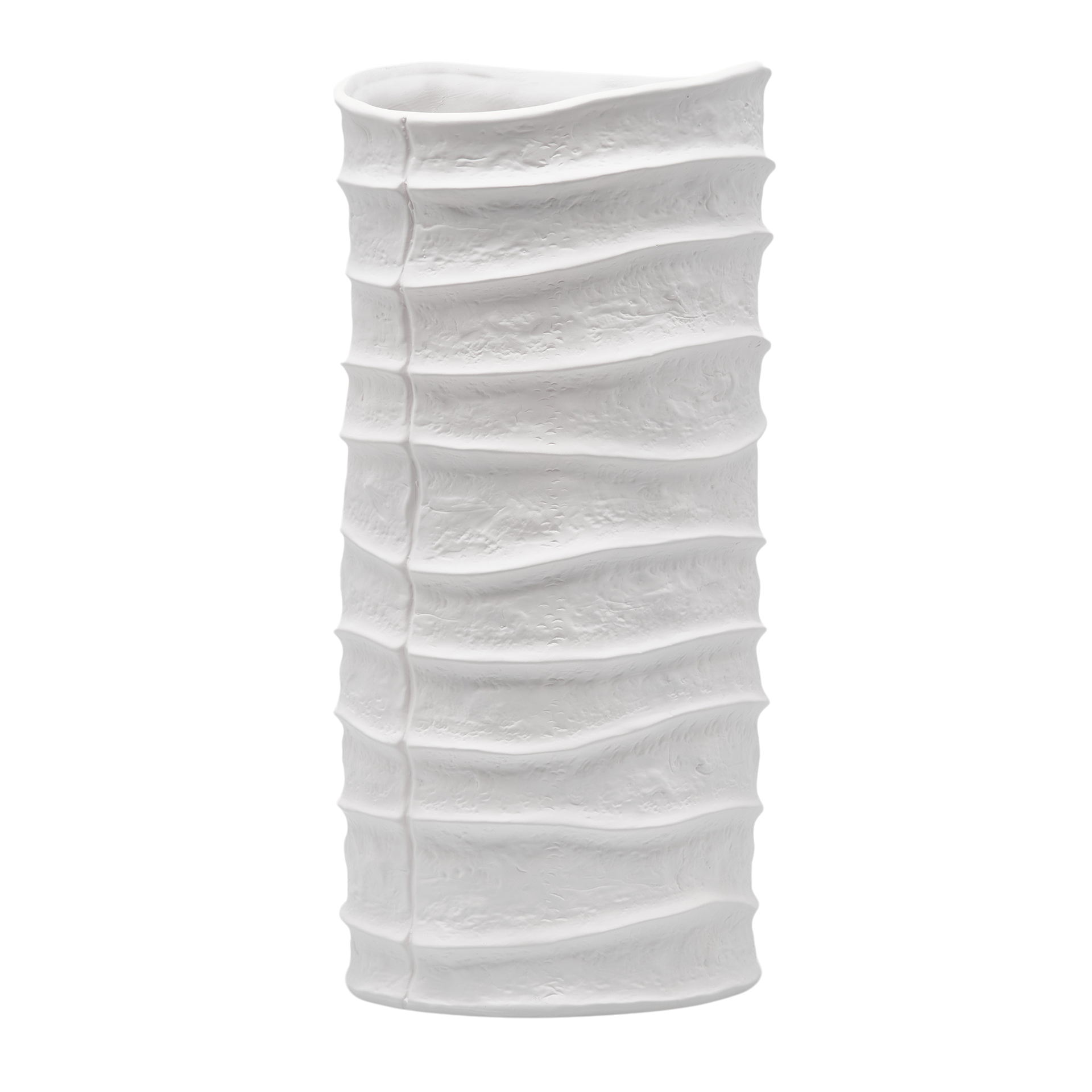 Vase Deluxe Righe Porzellan H: 45 cm Edg