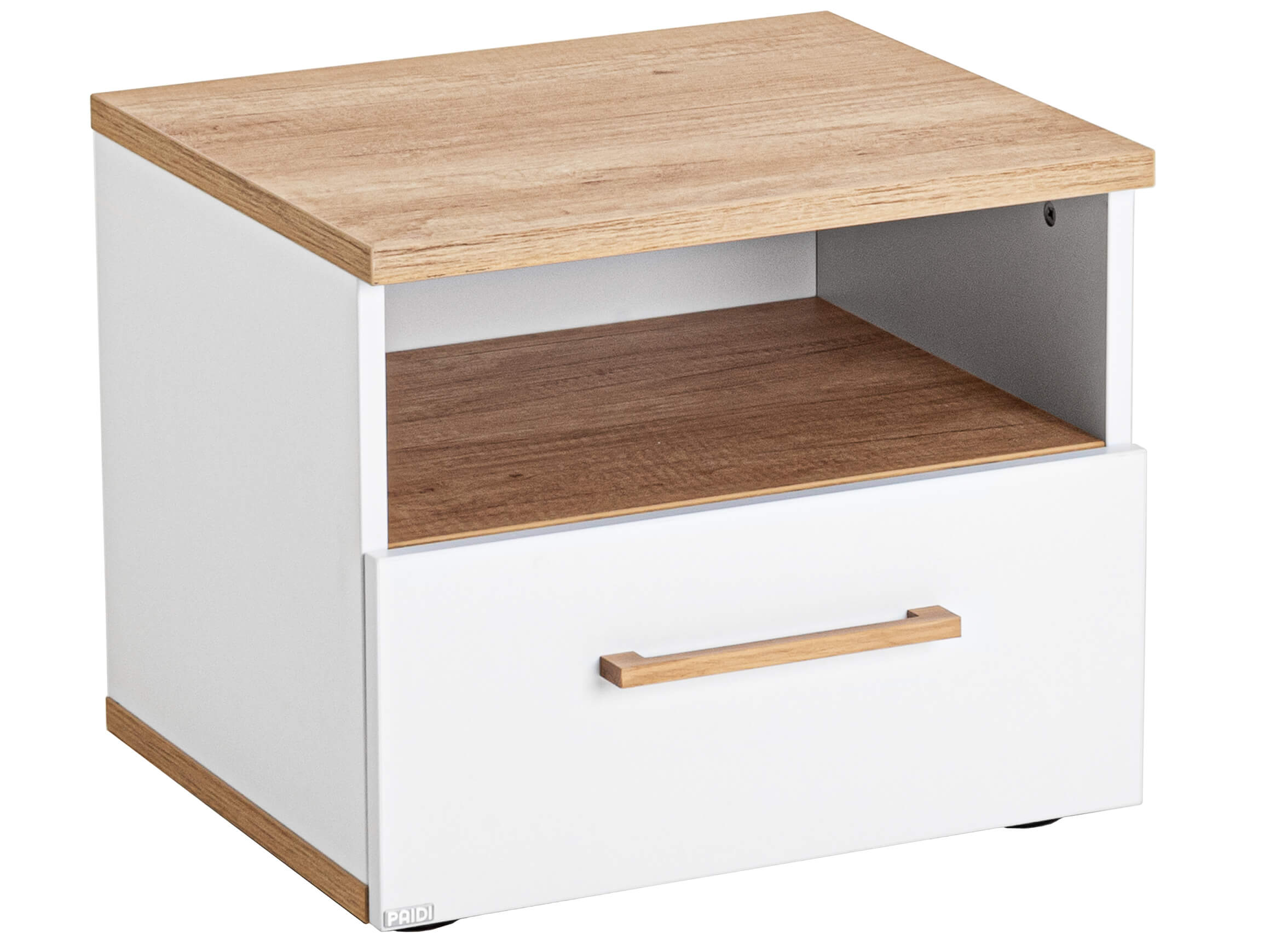Paidi Nachttisch Olbia Weiss | Schubiger Möbel