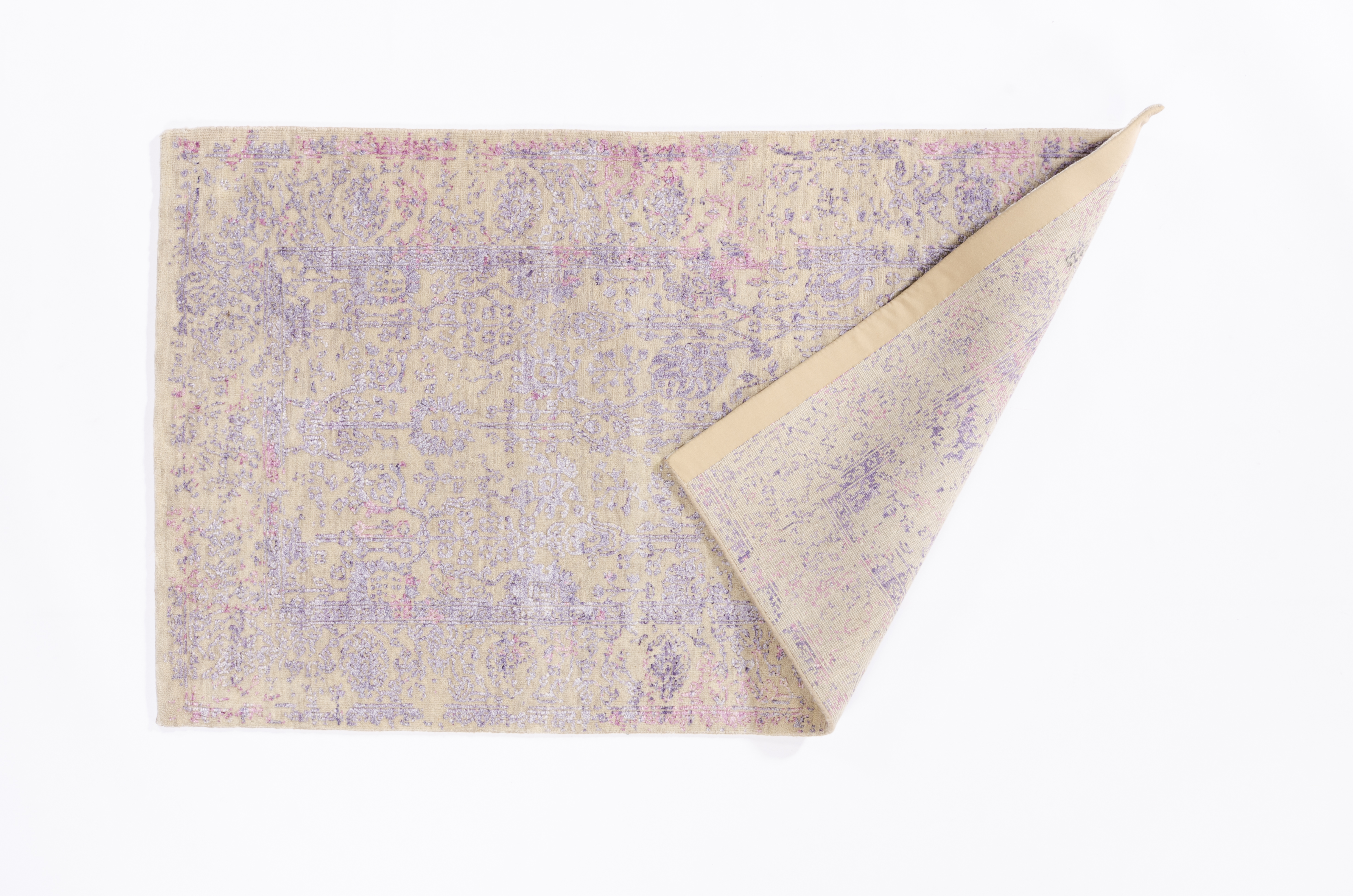 Moderner Teppich Hamedan Negra/ Farbe: Grau / Masse (BxT) :92x155 cm