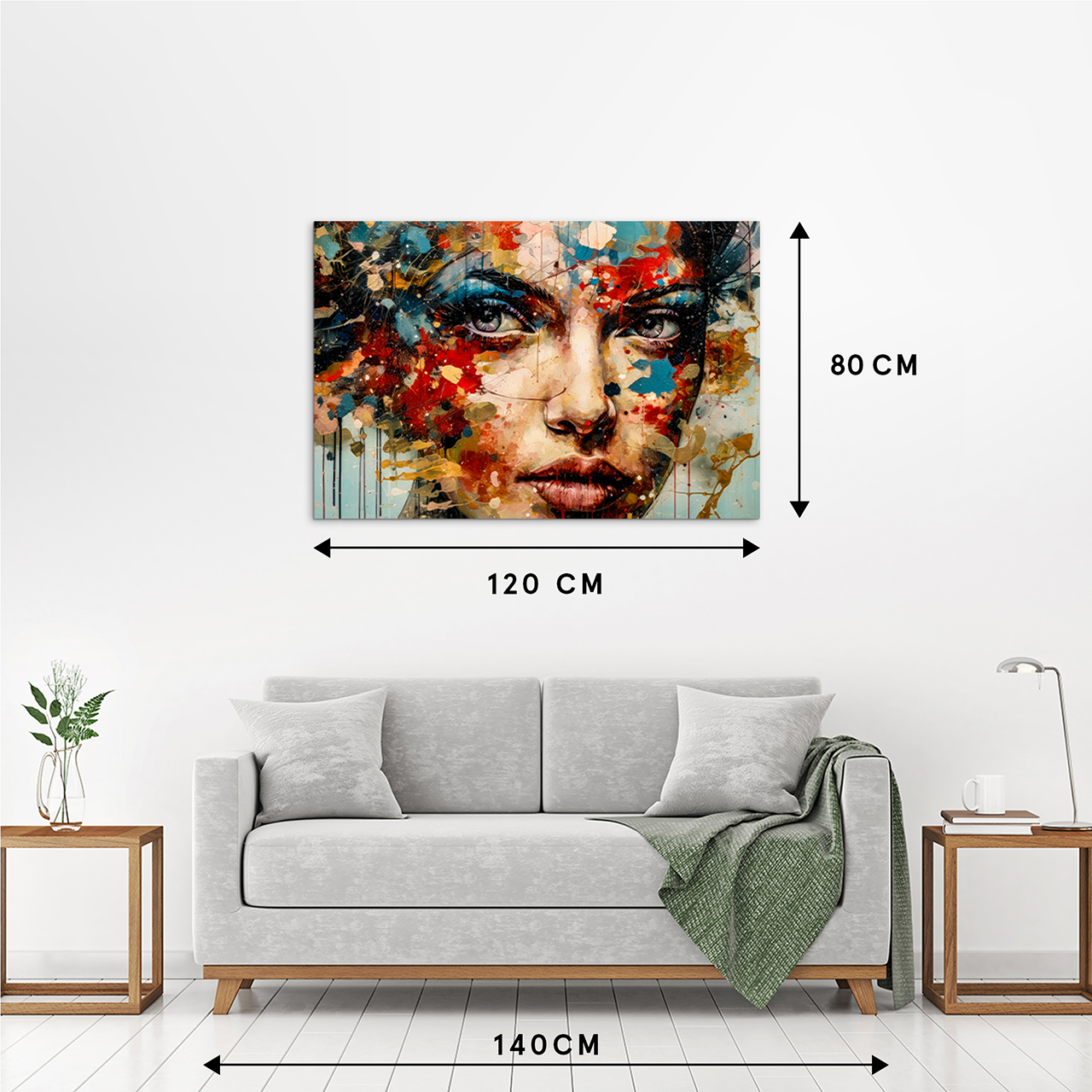 Canvas-Eyes in Colour-