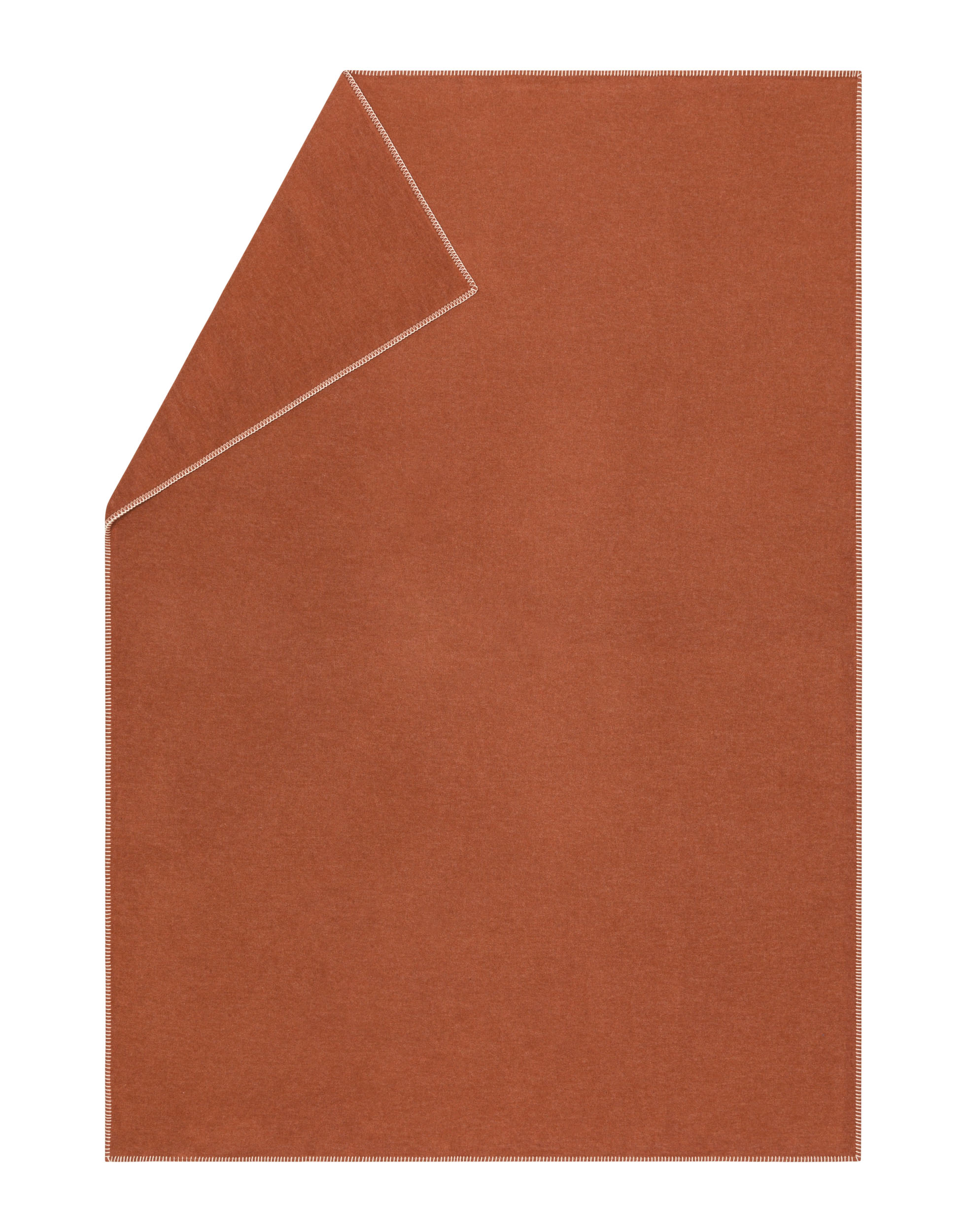 Plaid Sylt Uni Sander AG / Farbe: Kupfer