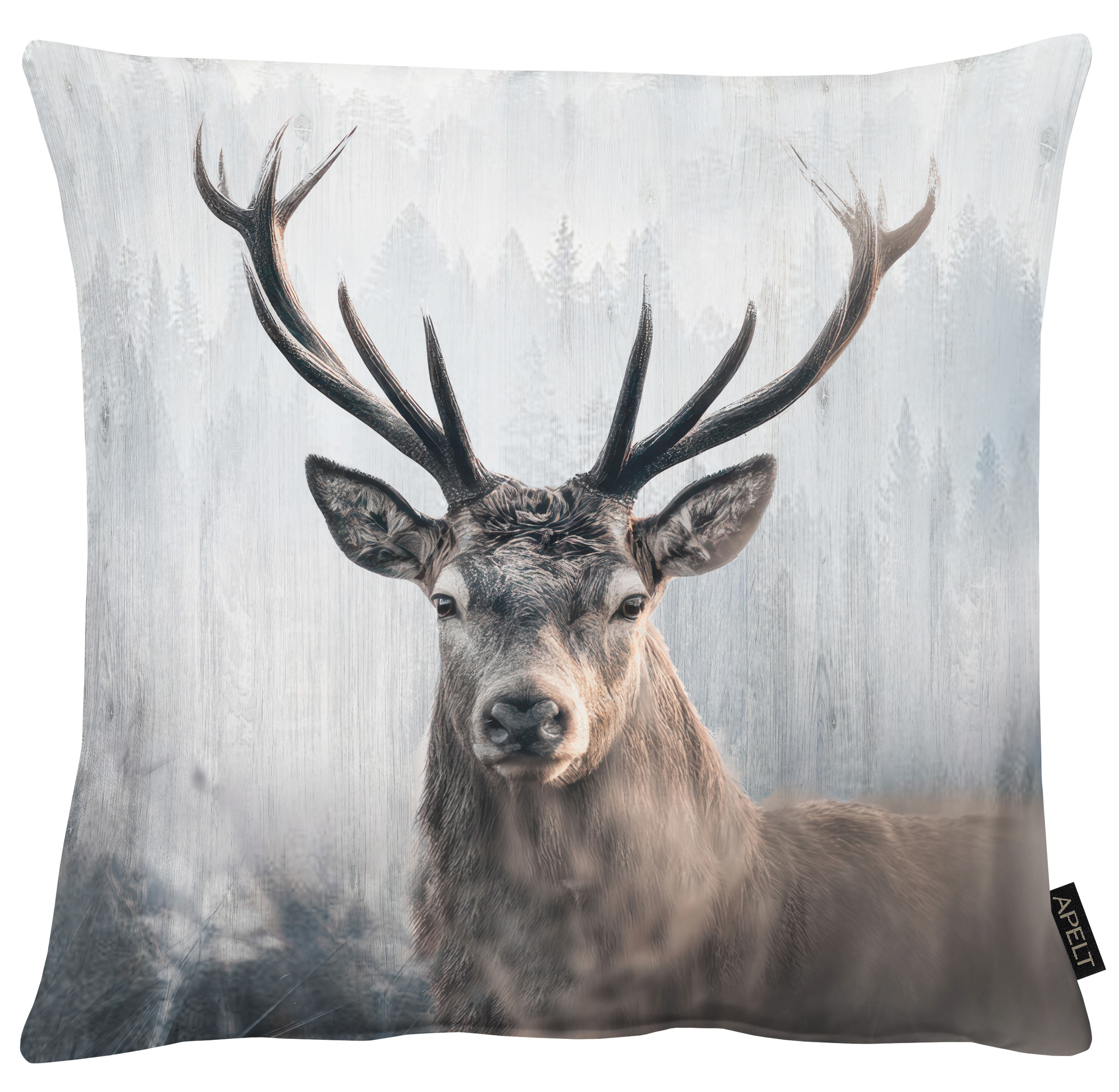 Apelt Kissenhülle Alex 45x45 cm, Dunkelgrau Grau | Schubiger Möbel