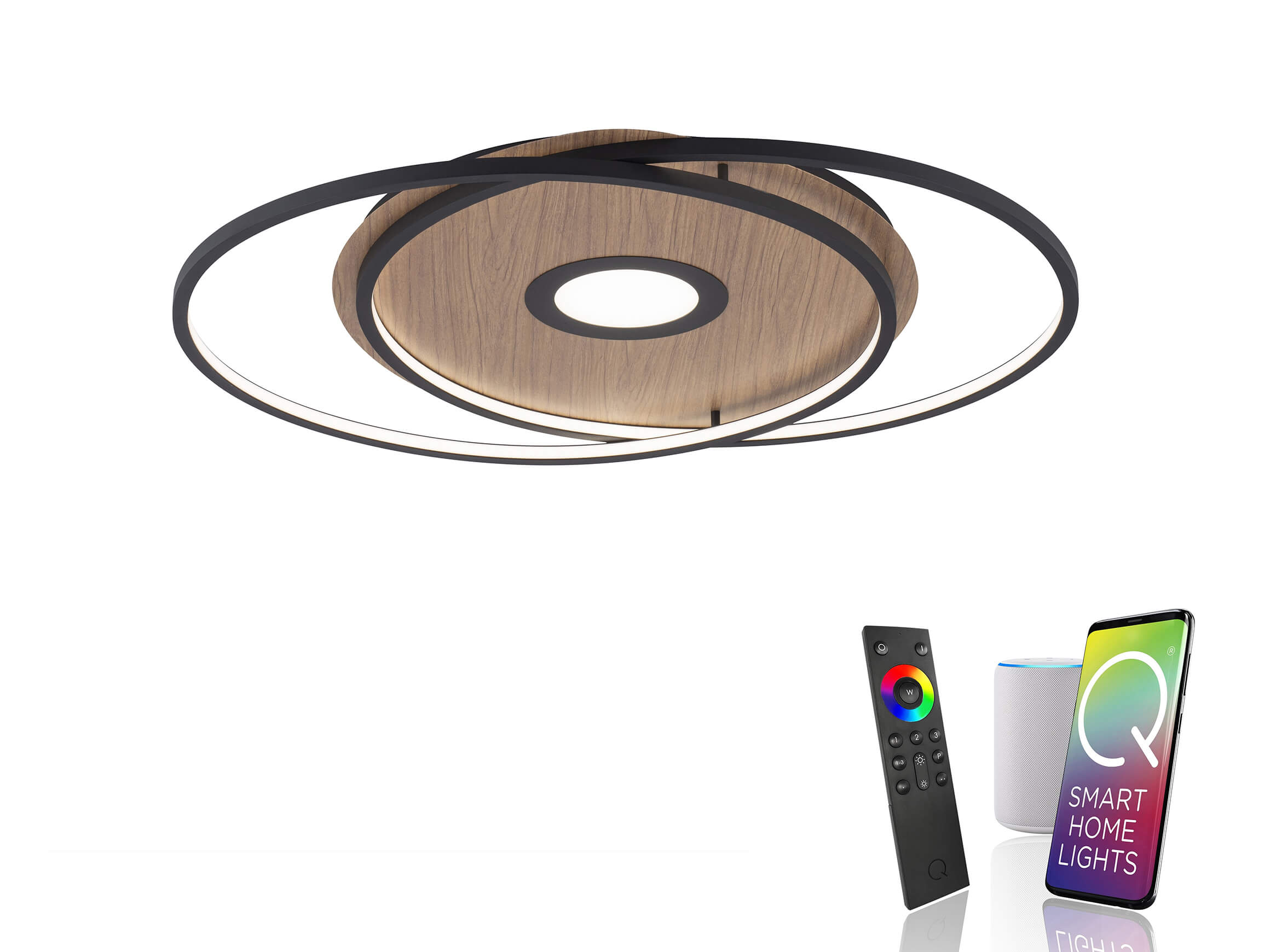 Ribaglob Deckenlampe Henrietta Grau | Schubiger Möbel