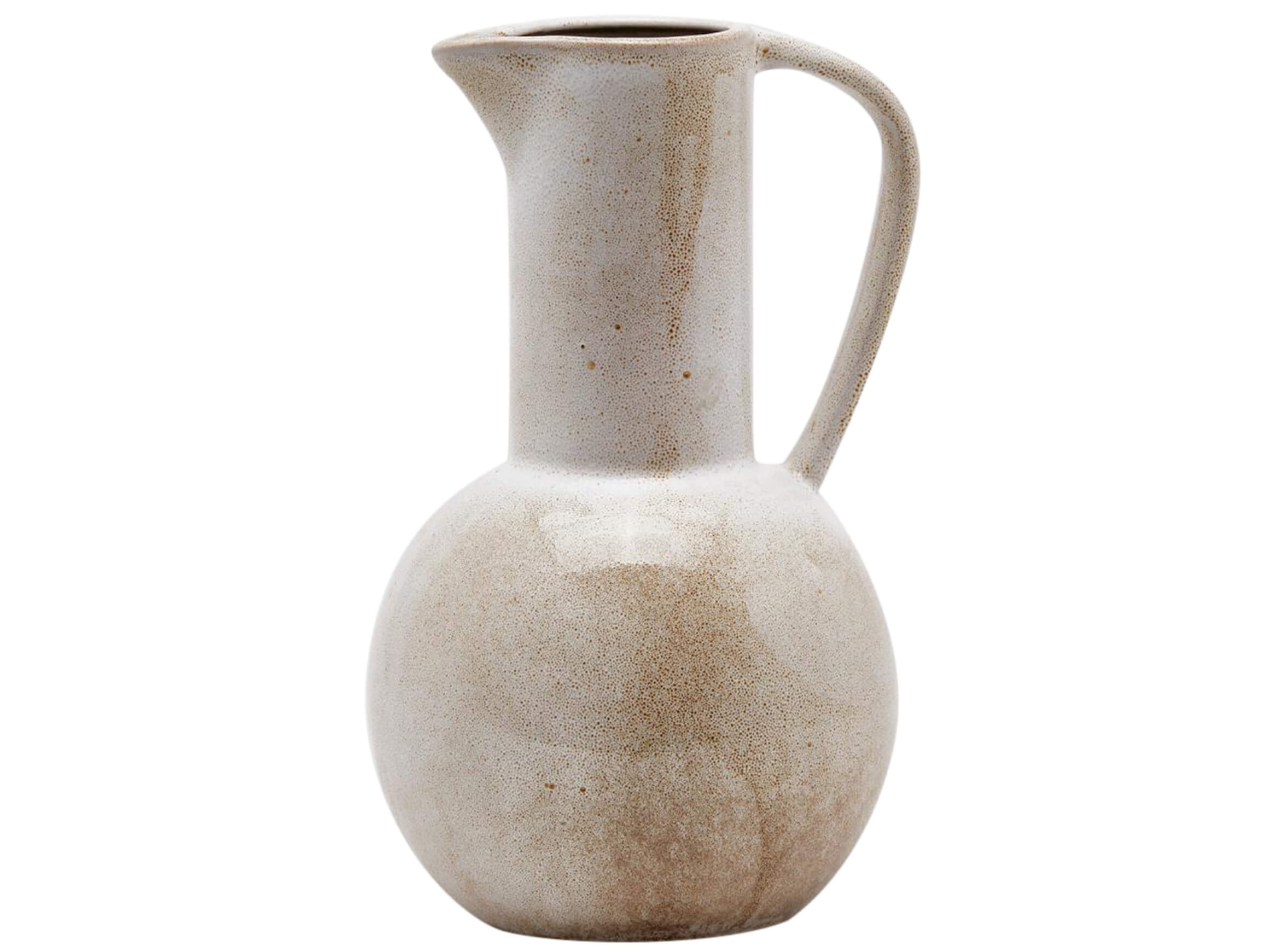 Edg Gefäss Kugelflasche Creme H: 29 cm  | Schubiger Möbel