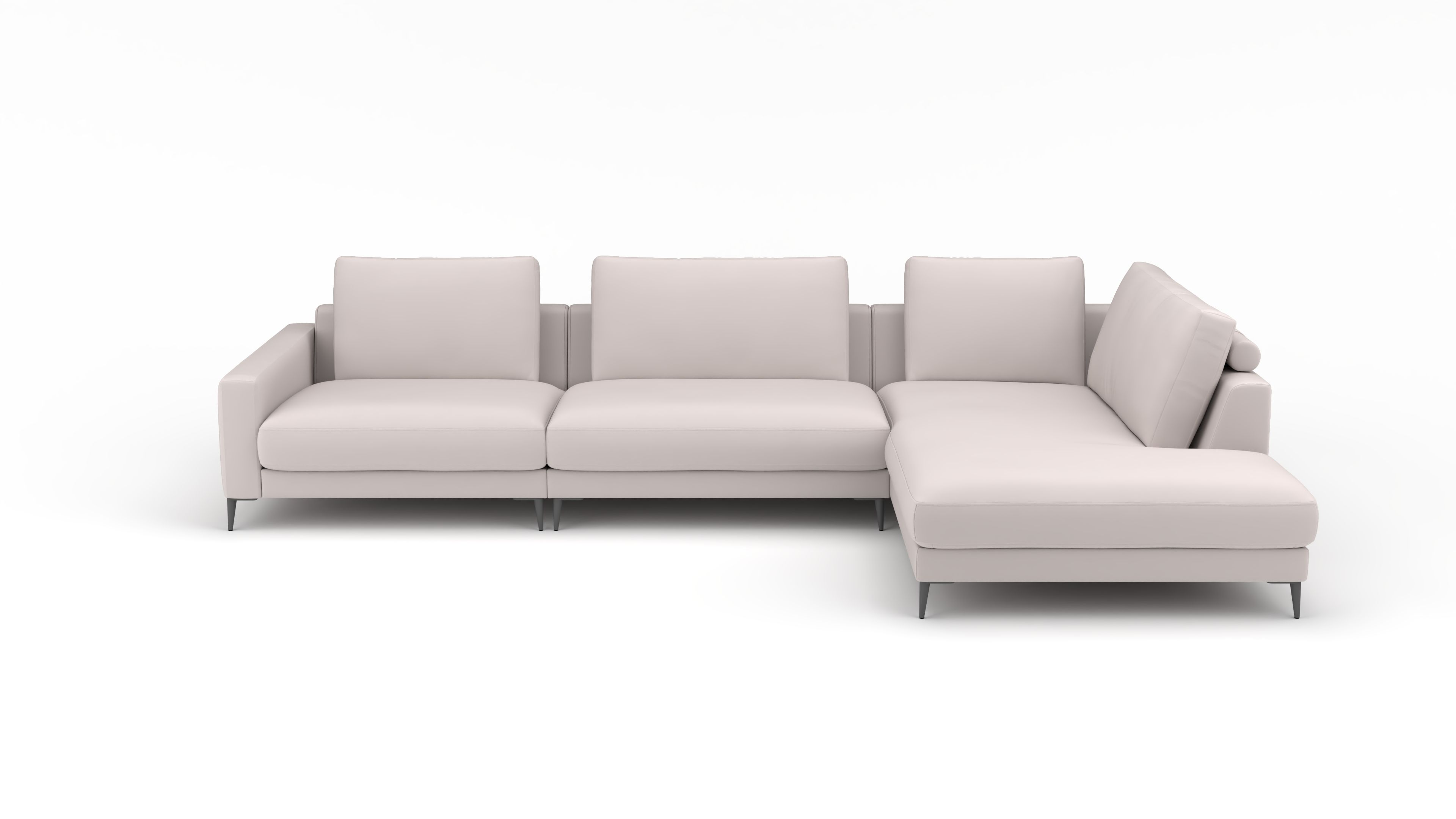 Ecksofa Mercury UrbanDesign / Farbe: White / Bezugsmaterial: Stoff