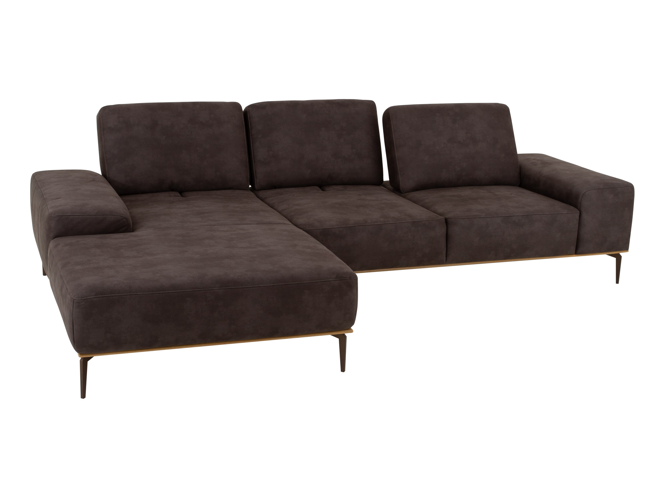 Ecksofa Ramada Schillig Willi / Farbe: Mocca, Material: Stoff