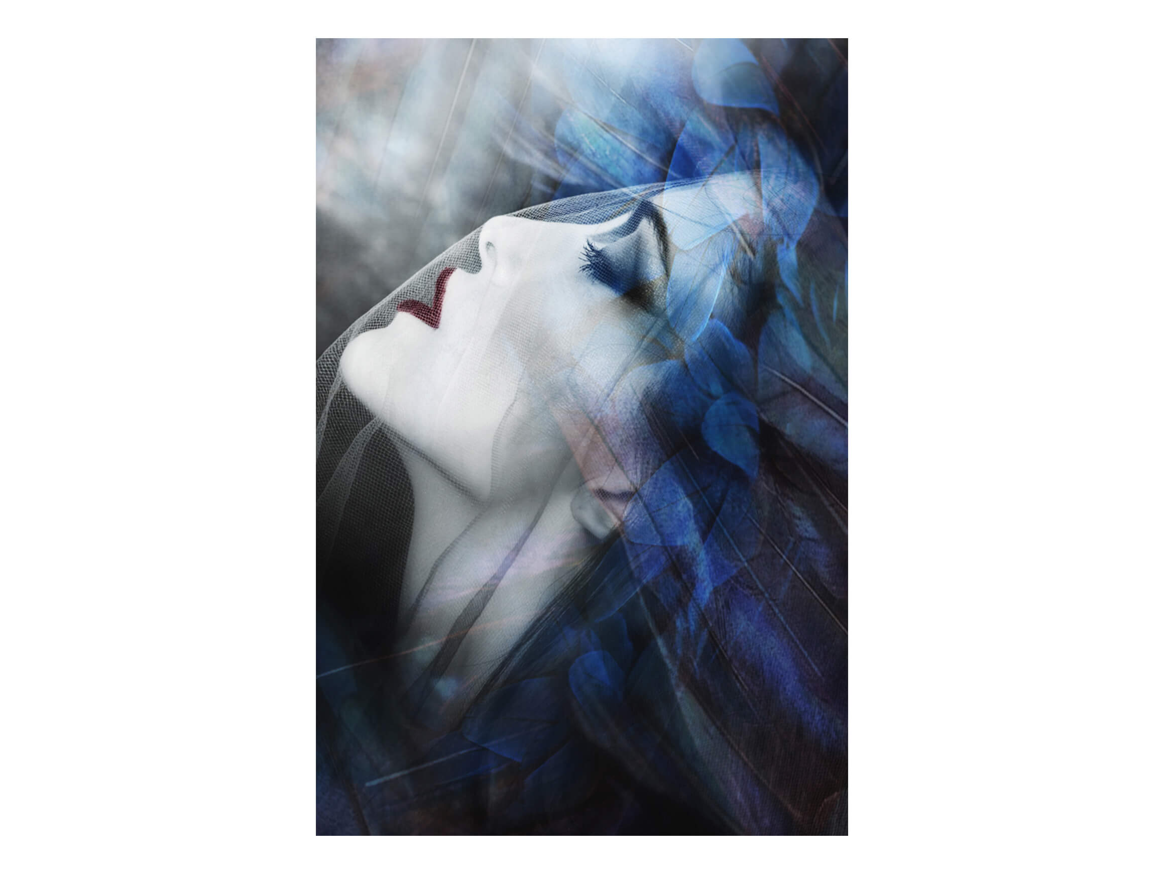 image LAND Bild Frau mit Schleier B: 80 cm  | Schubiger Möbel