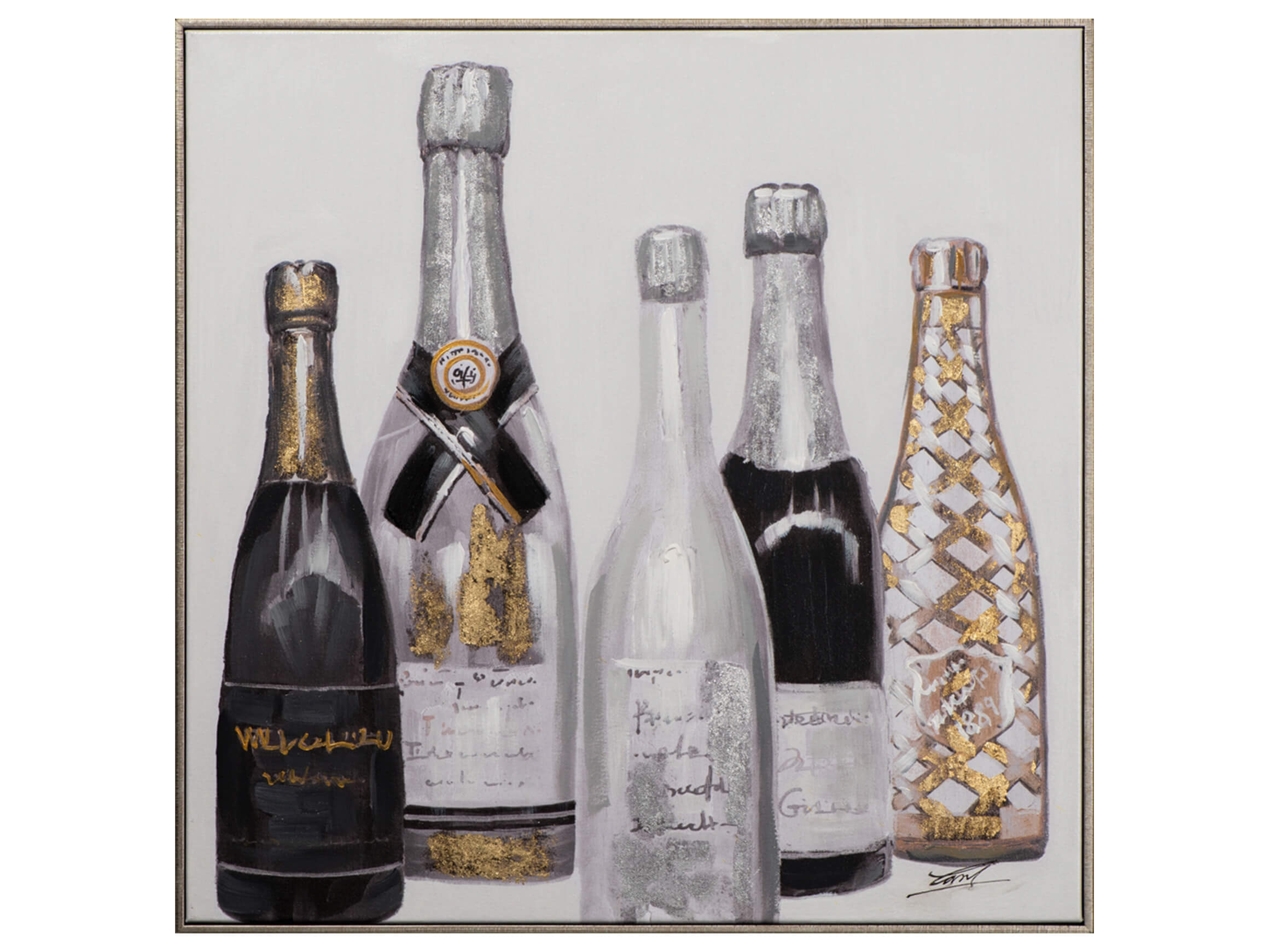 image LAND Bild mit Rahmen Sektparty 4  | Schubiger Möbel