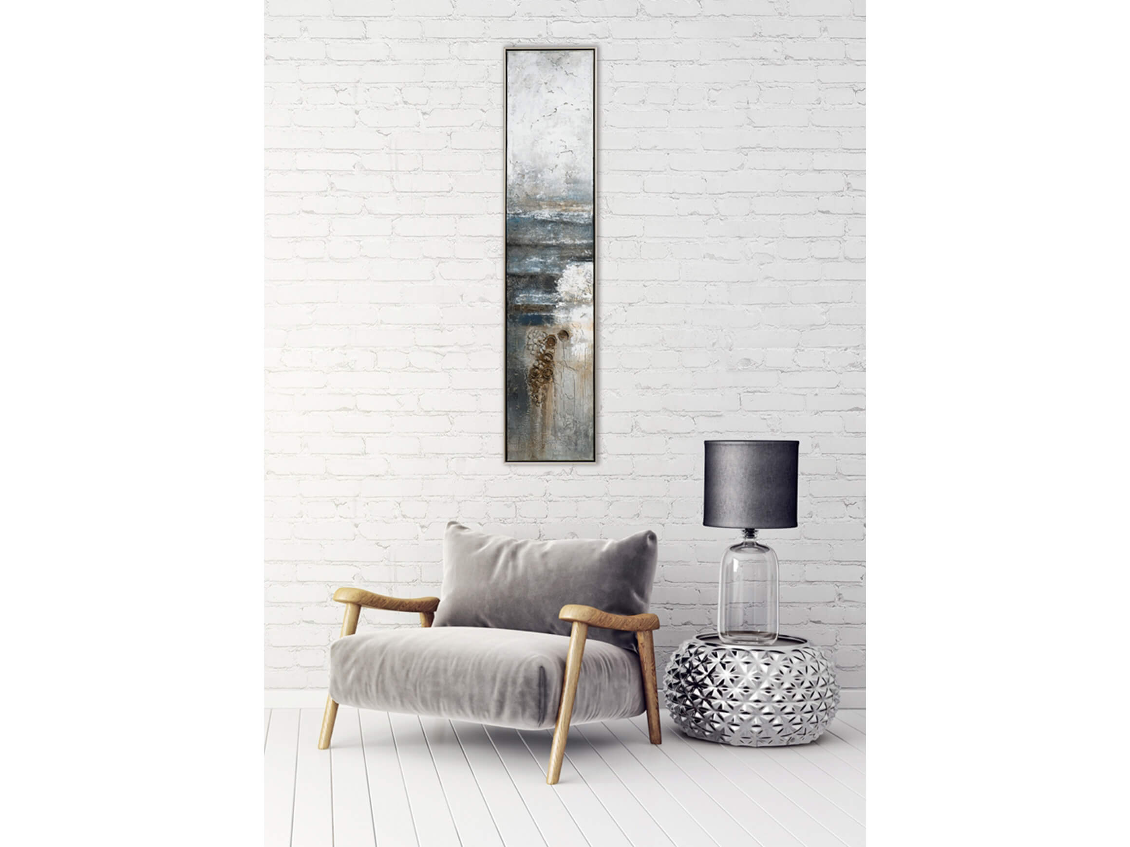 Bild Schlanke Textur Meeresrauschen image LAND / Grösse: 29 x 129 cm