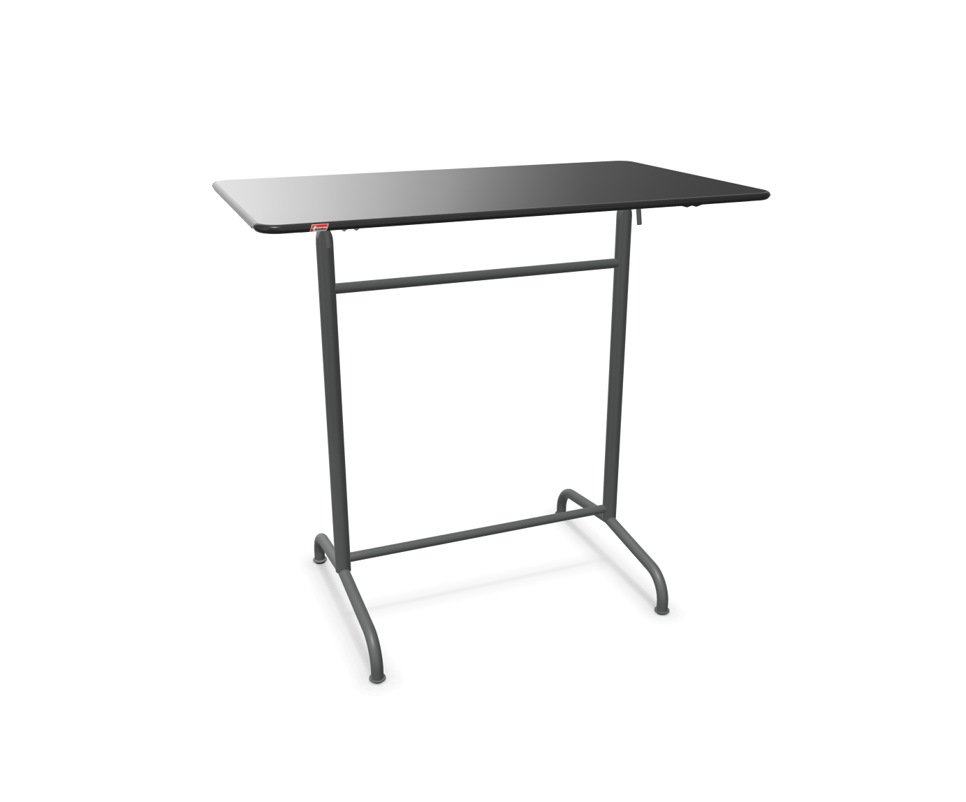 Metall-Stehtisch Rigi von Schaffner / Farbe: Schwarz / Grösse: 120 x 70 cm