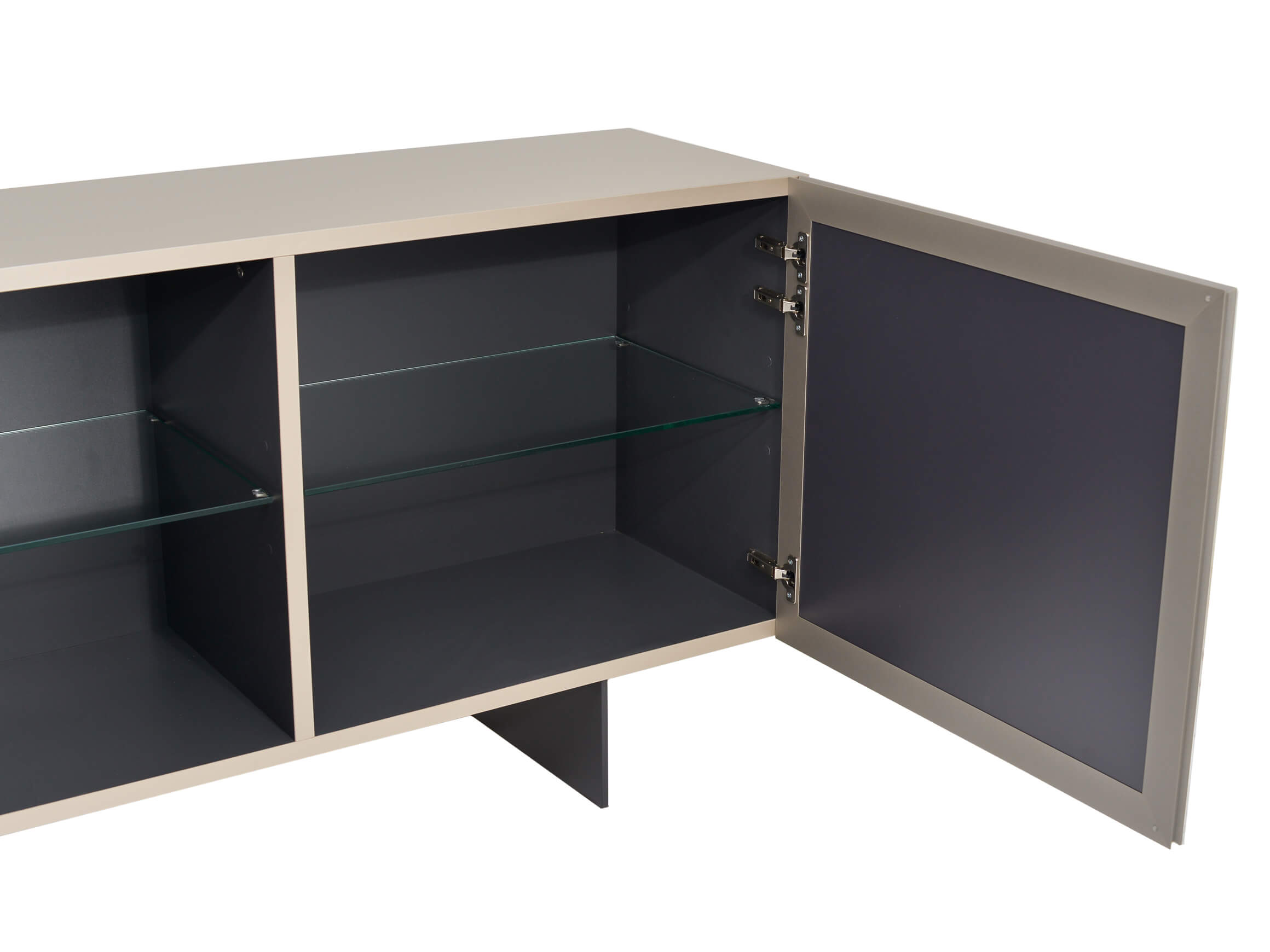 Kredenz Focus Cattelan / Farbe: Marmor Titan