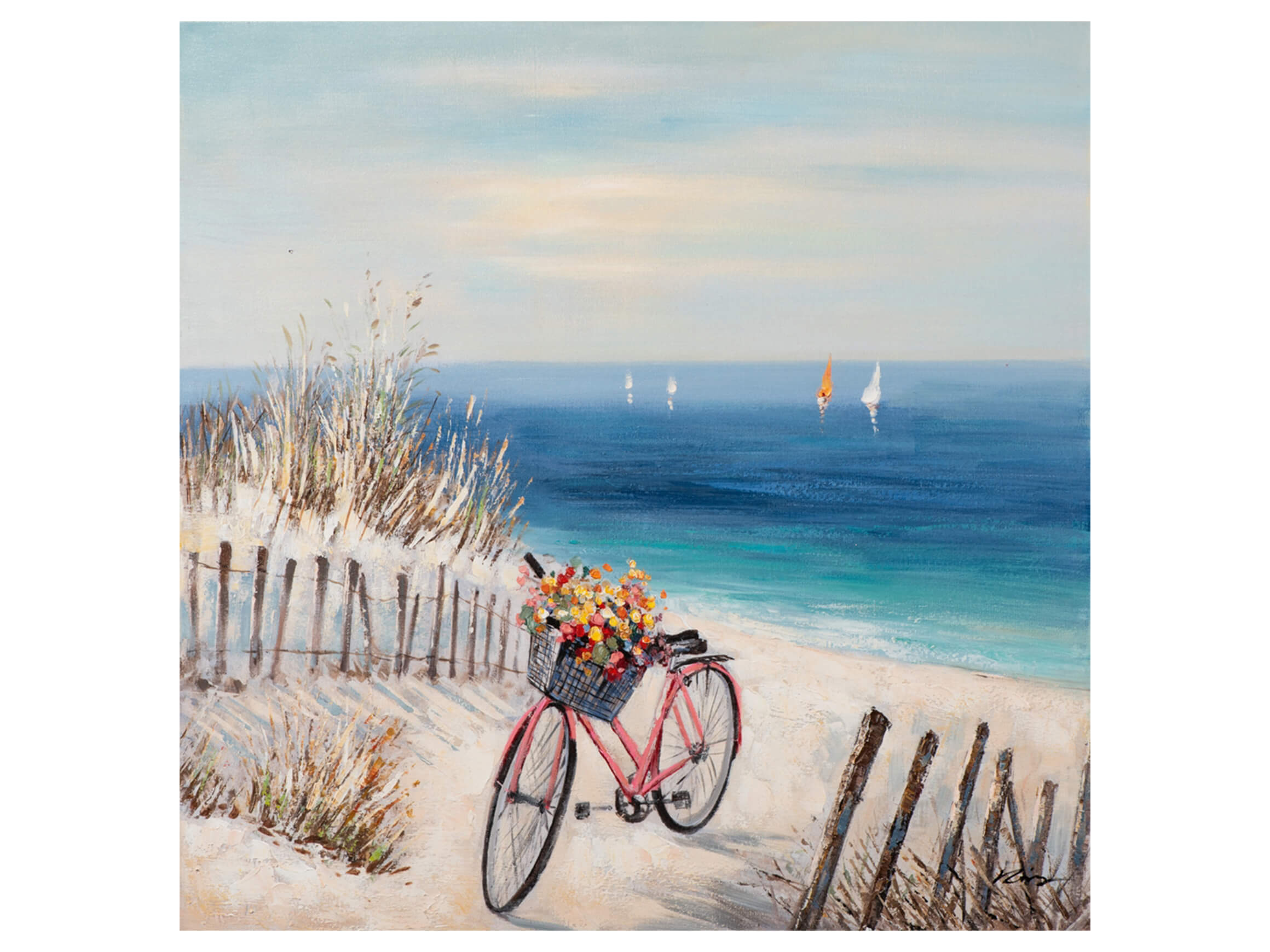 Bild Fahrrad am Strand 3 image LAND