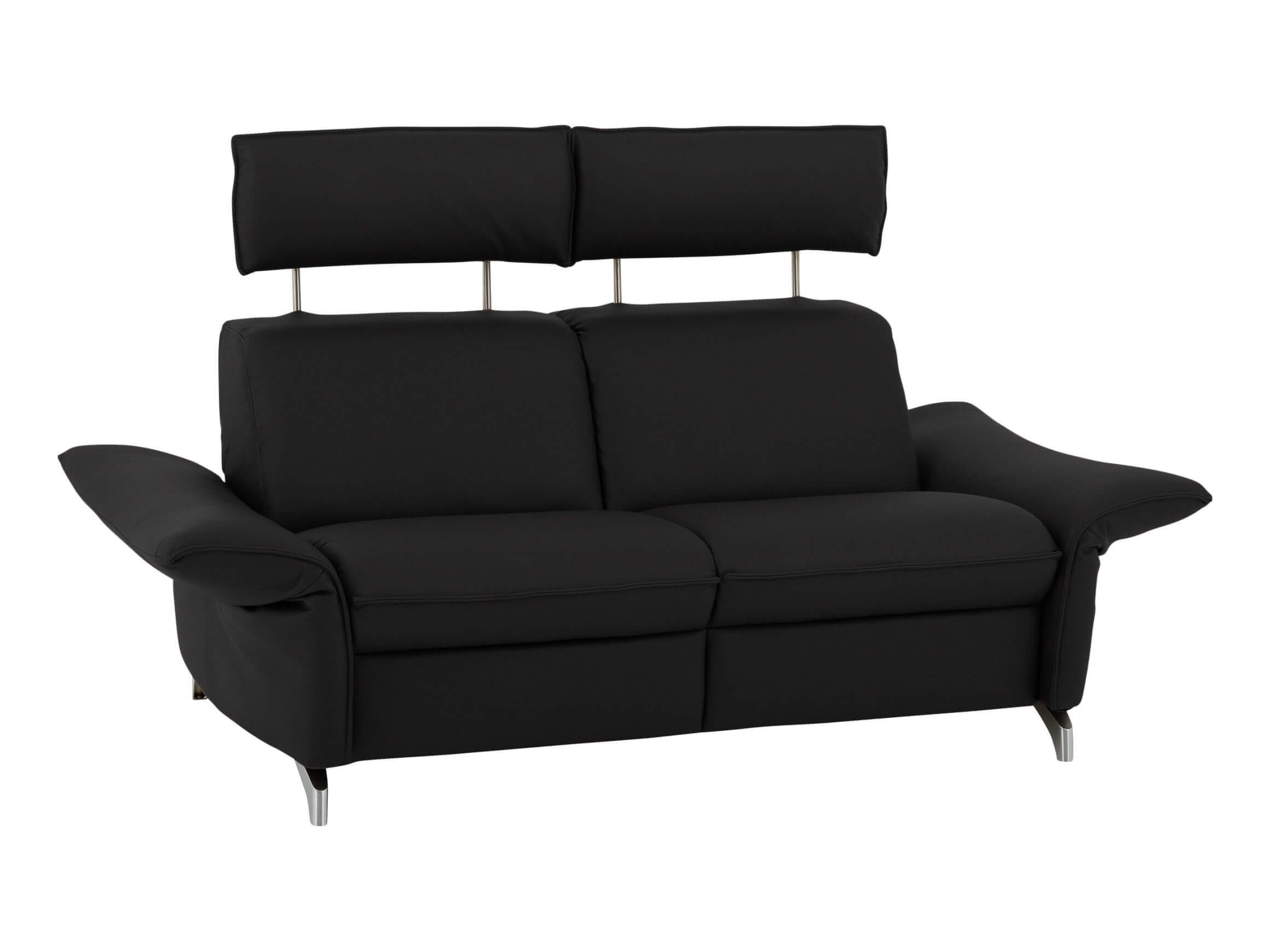 Sofa Catania Basic B: 164 cm Himolla / Farbe: Kohle / Material: Leder Basic