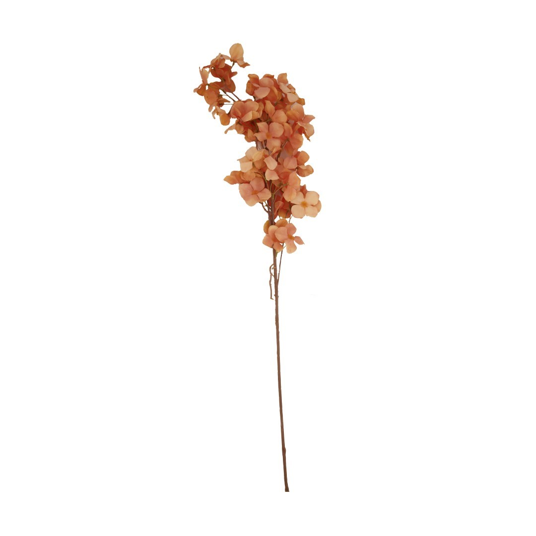 Decofinder Kunstblume Hortensien Orange  | Schubiger Möbel