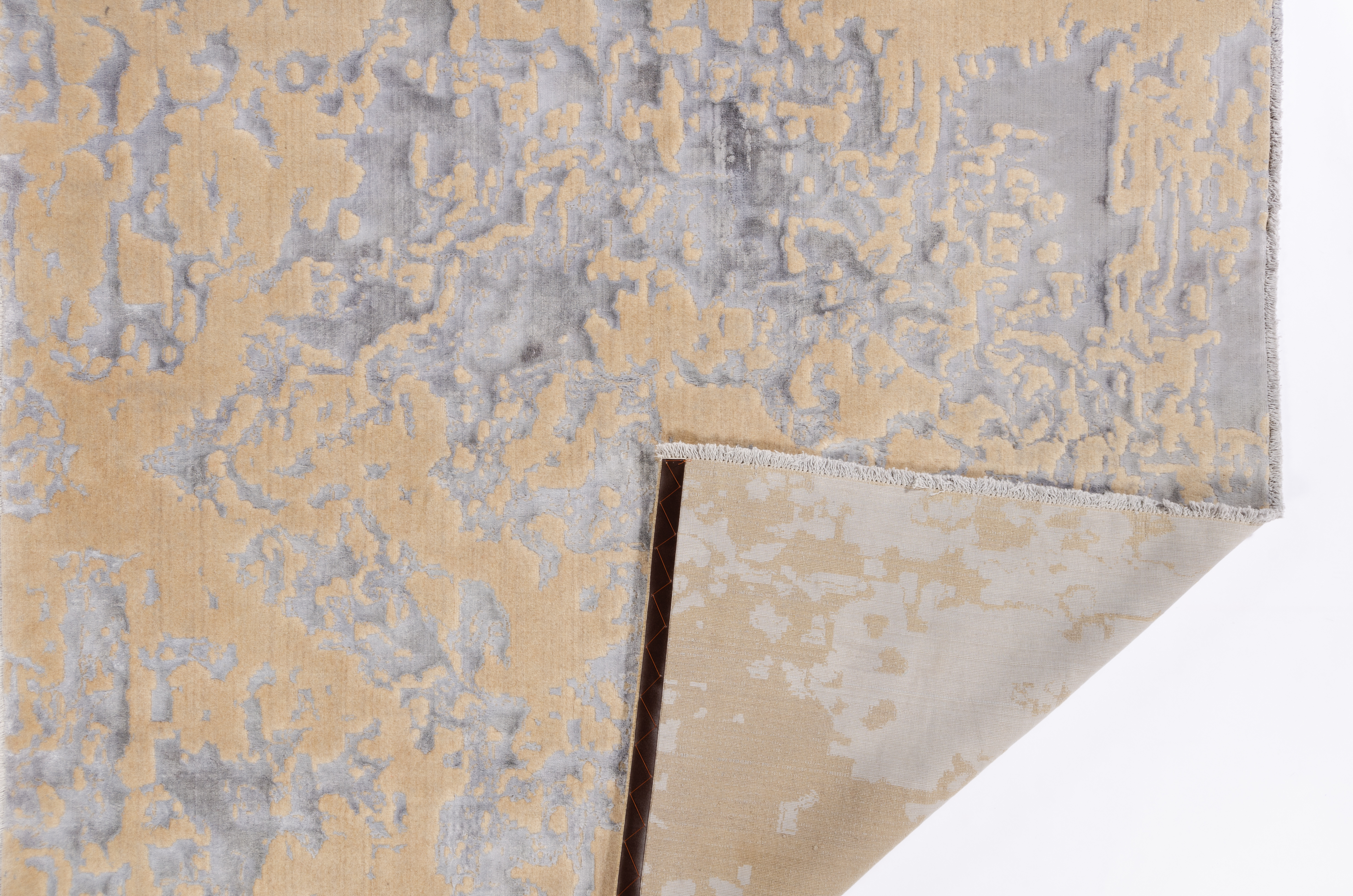 Moderner Teppich Vintage Homa Negra/ Farbe: Schwarz / Masse (BxT) :192x203 cm