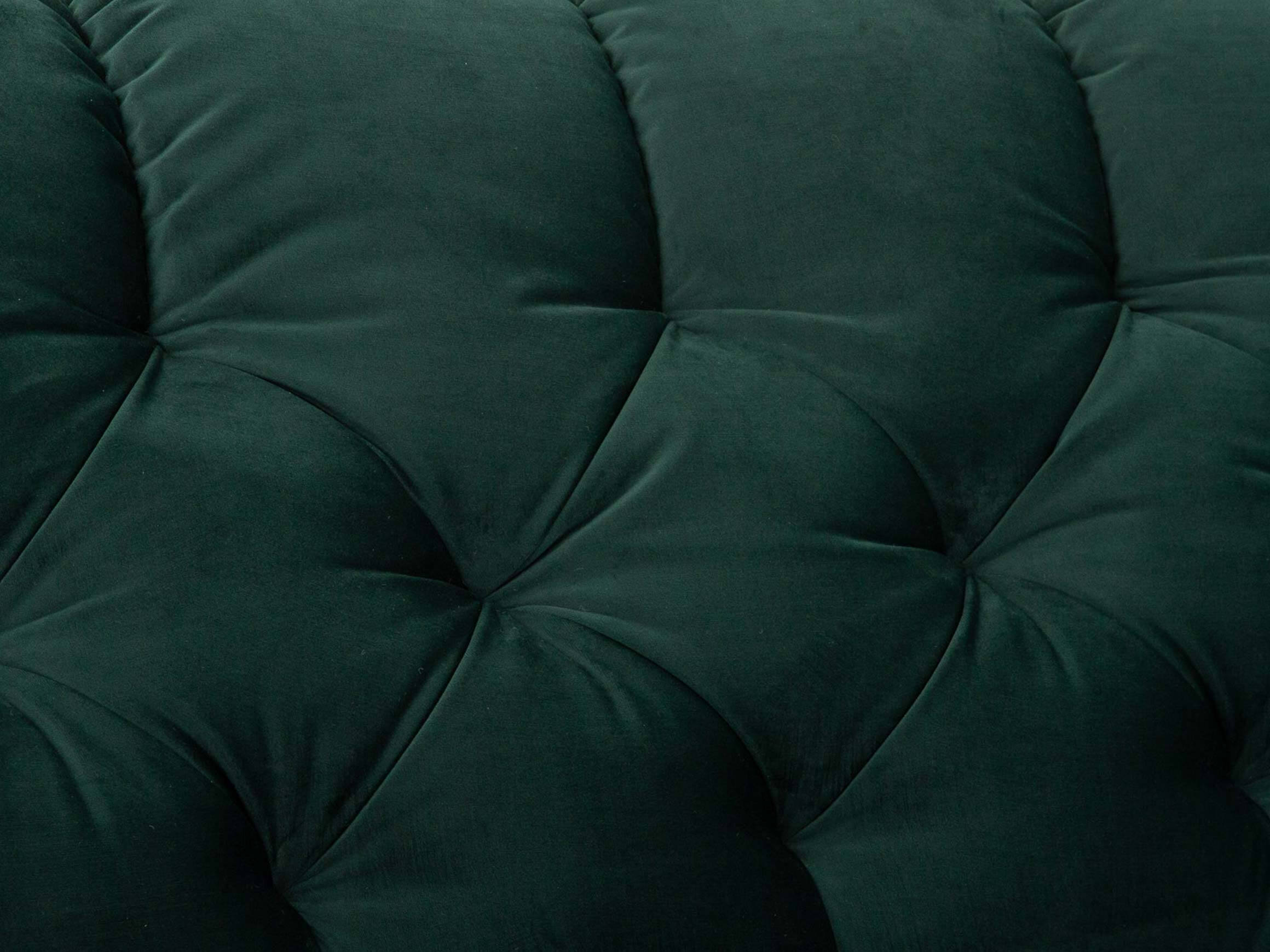 Sofa Sante fe B: 200 cm Candy/ Farbe: Smaragd / Material: Velvet / Masse (BxT) : 200 x 95 cm