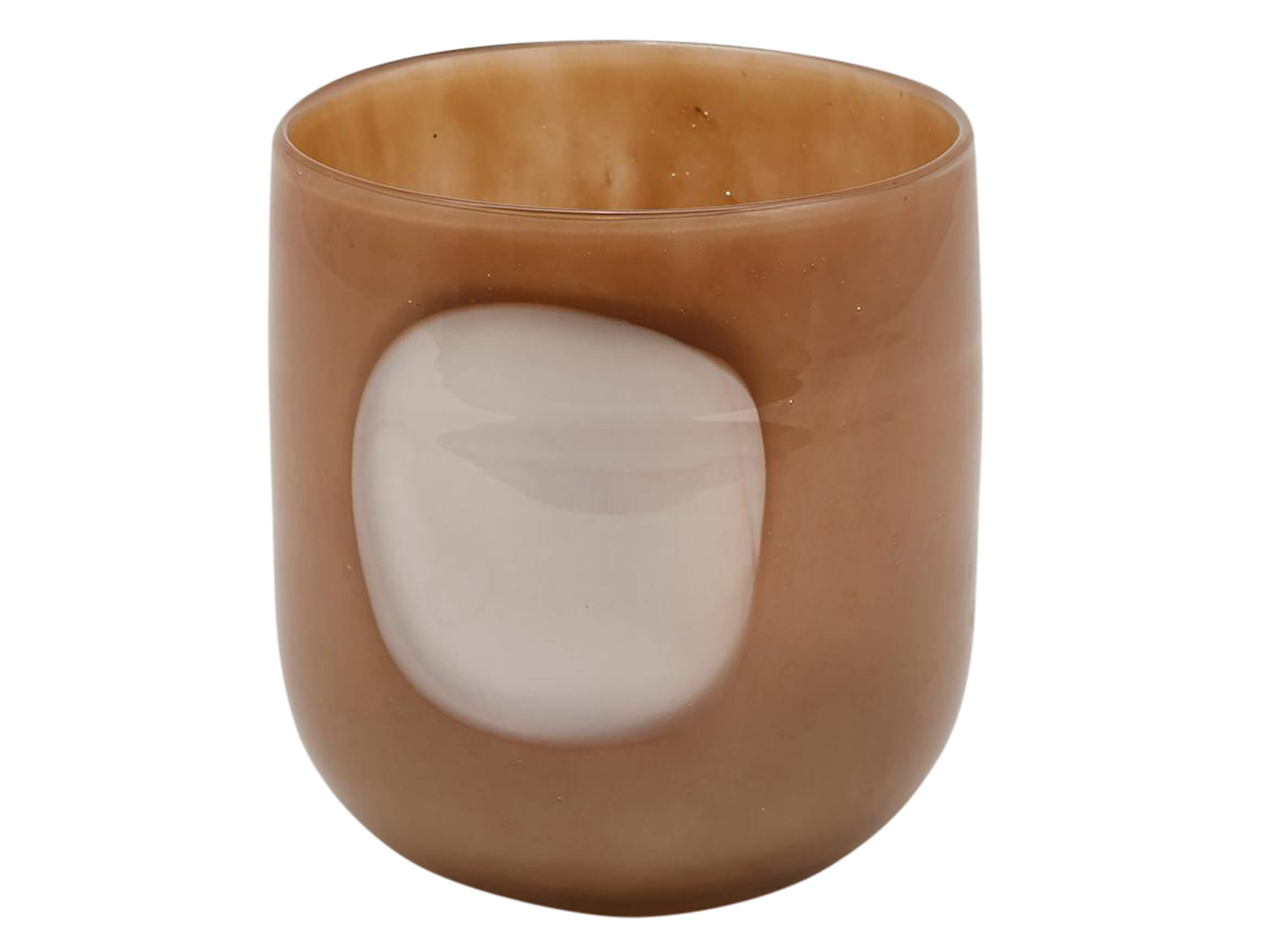 Edg Vase Spot Haselnuss H: 16 cm  | Schubiger Möbel