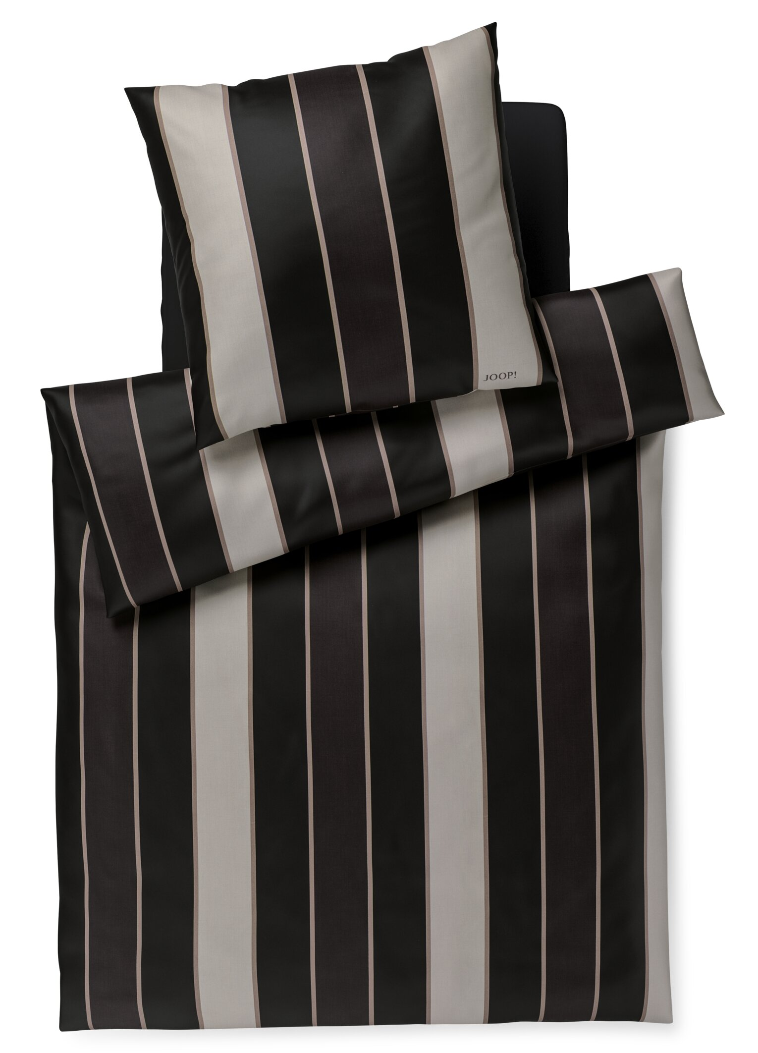 Bettwäsche Stripes Elegante / Farbe: Black