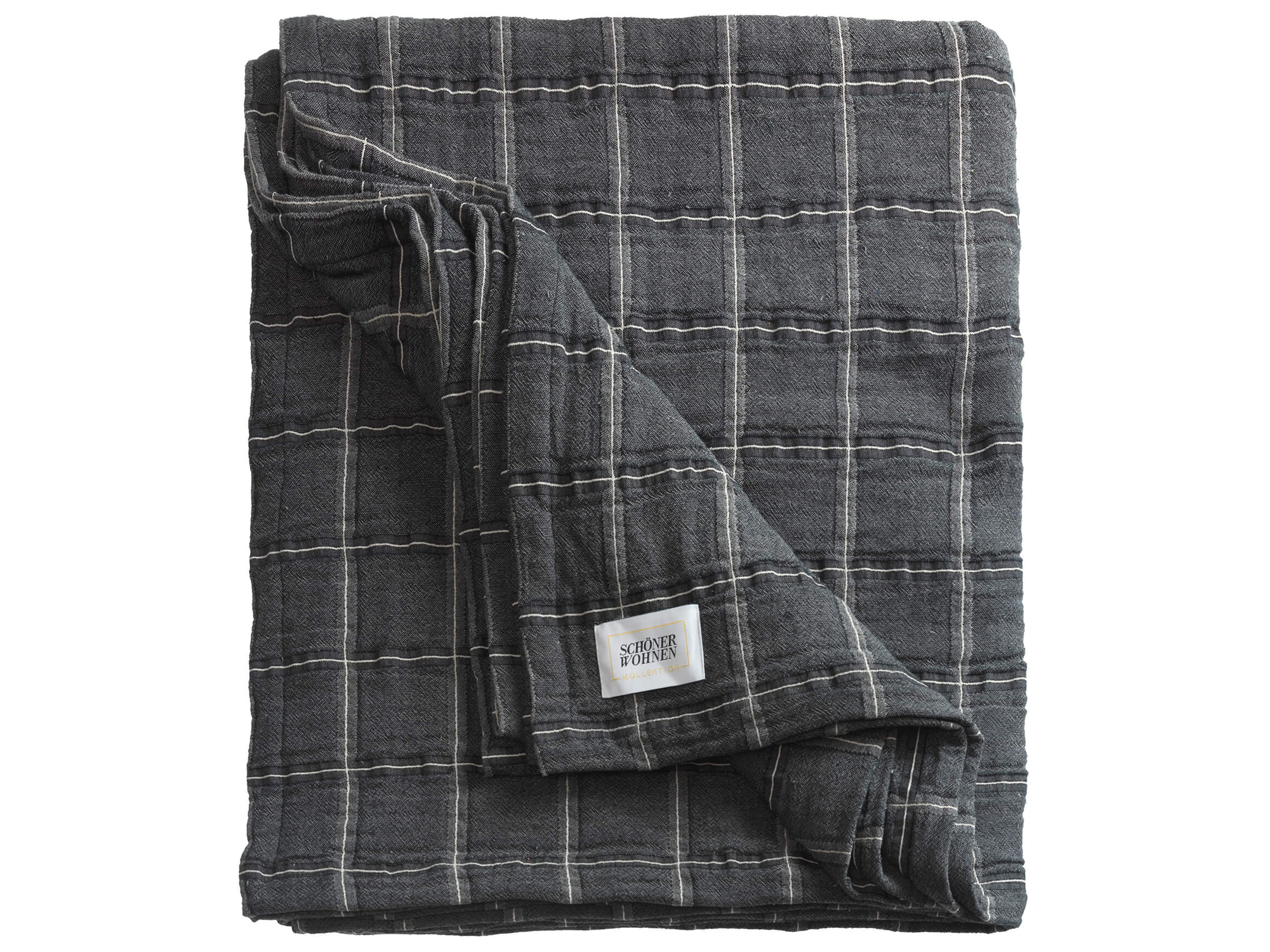 Bettüberwurf Delight Anthrazit B: 240 cm Stoeckel & Grimmler