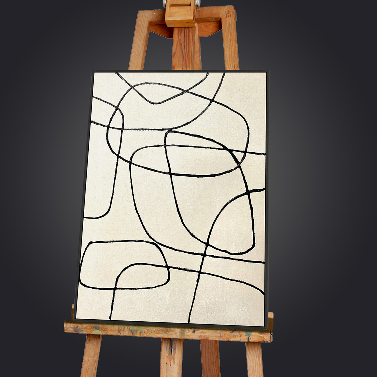 Gemälde-Line Art-image LAND