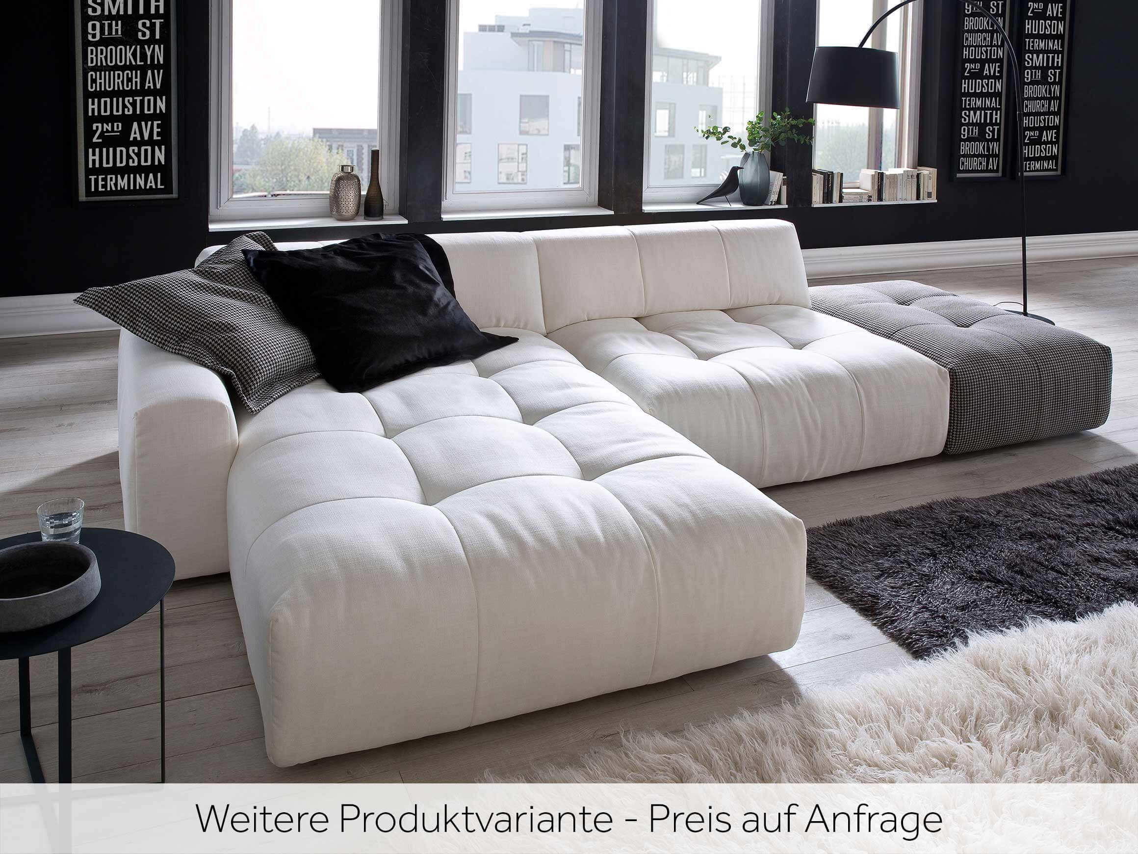 Plato Candy corner sofa / Colour: Brandy / Cover material: Leather