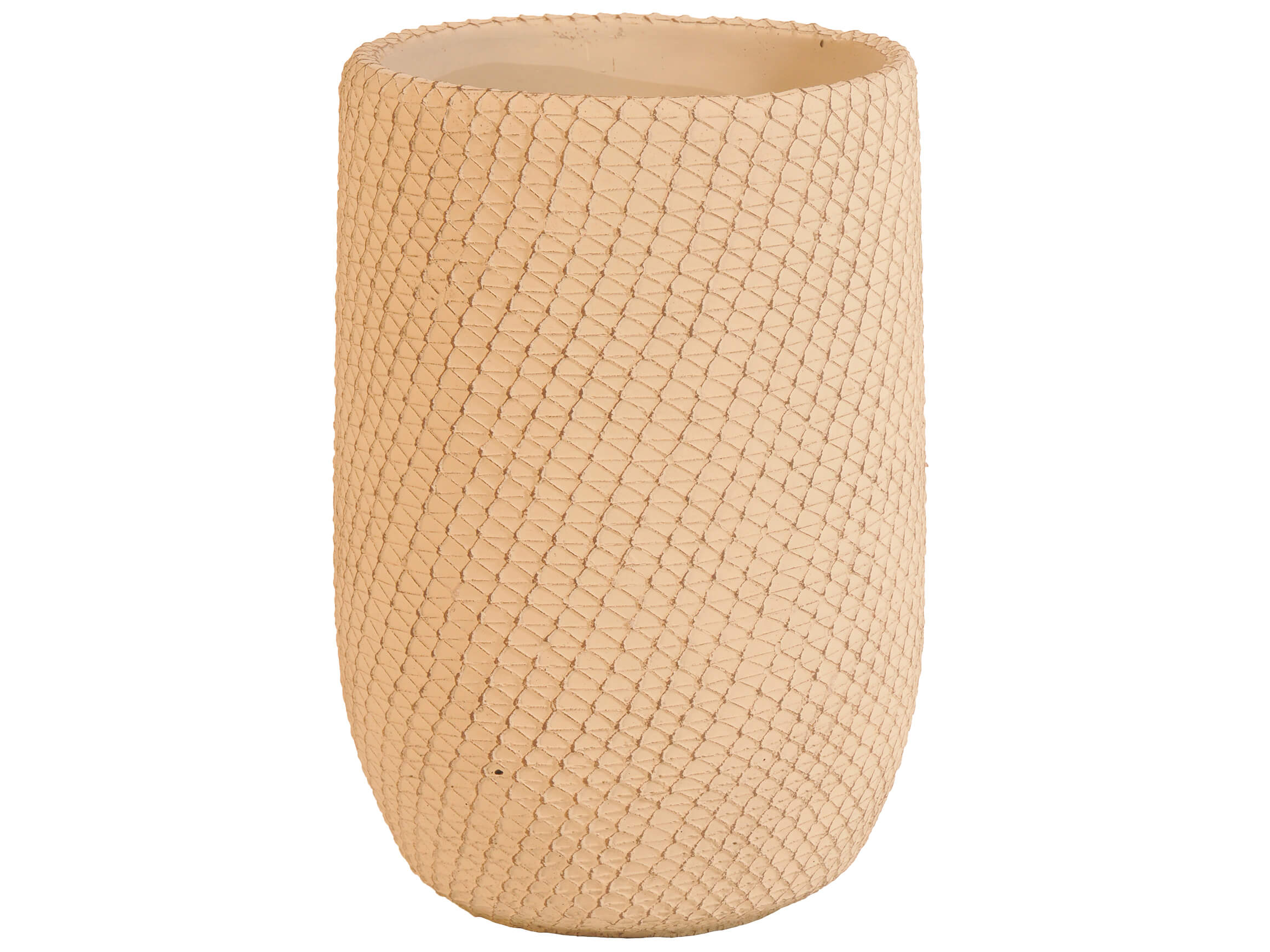 Vase Beton Creme H: 27 cm Schlittler / Farbe: Creme