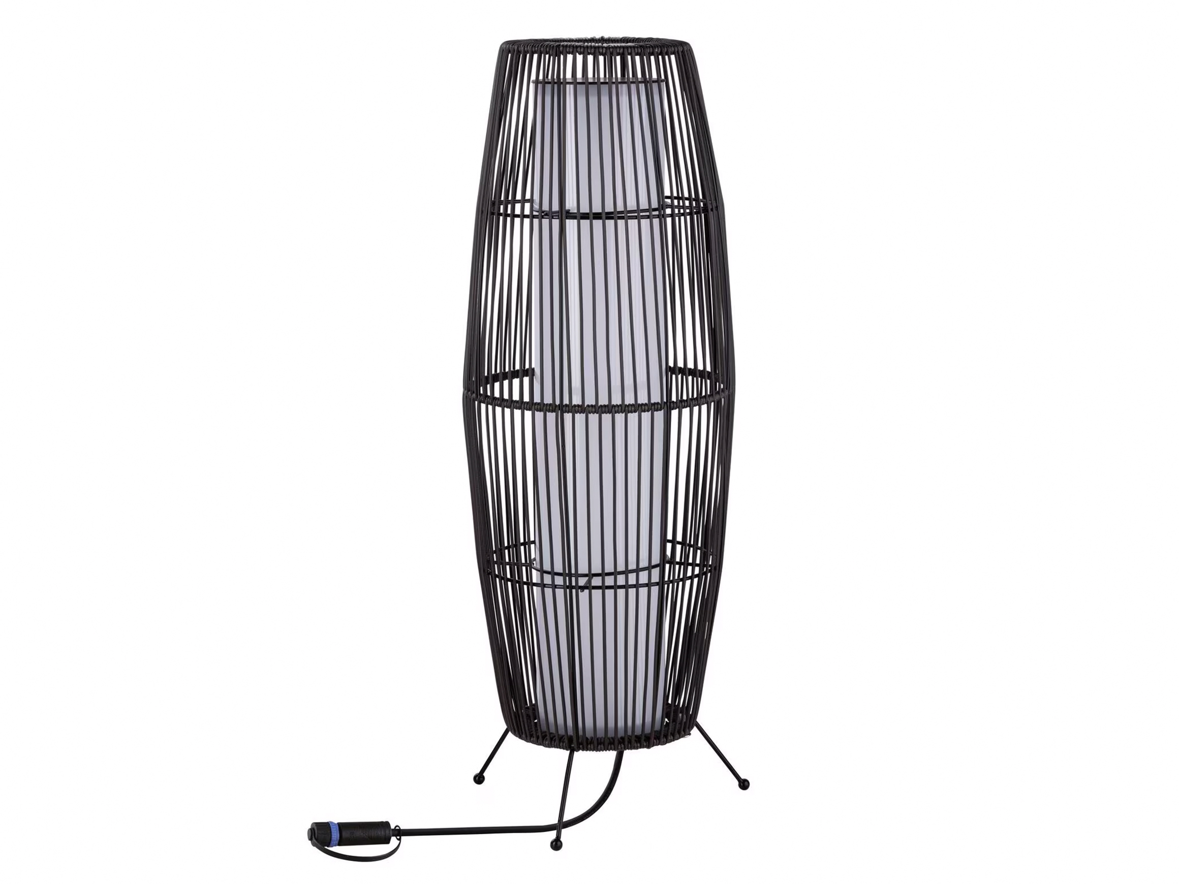 Windlicht - LED Plug & Shine Basket 60 cm, Anthrazit Alltron