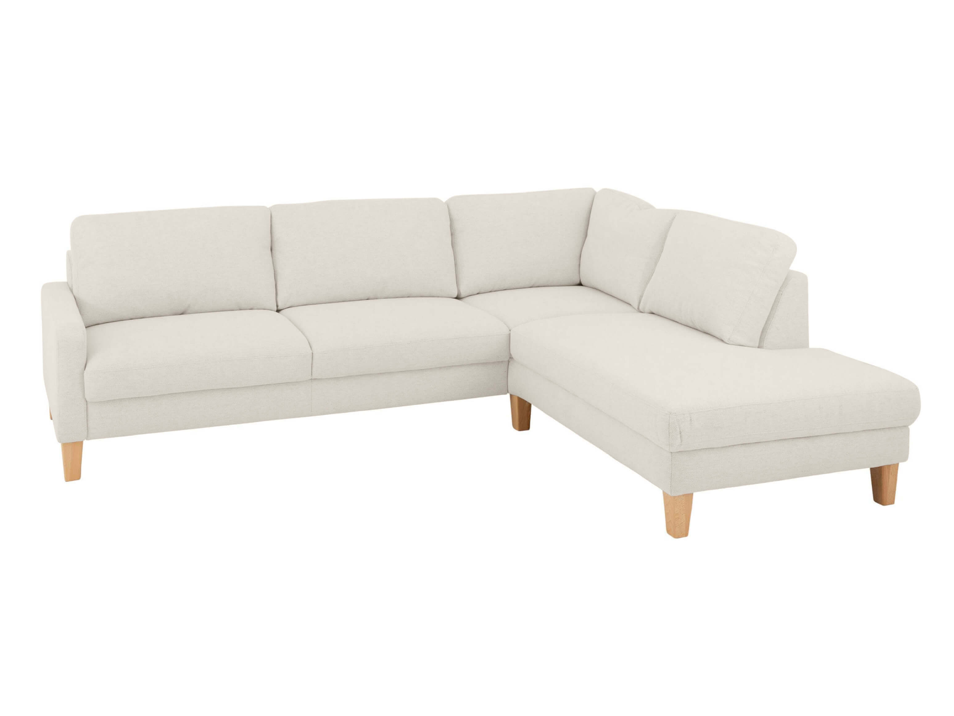 Ecksofa Cagliari Basic Candy / Farbe: Nature / Material: Stoff Basic