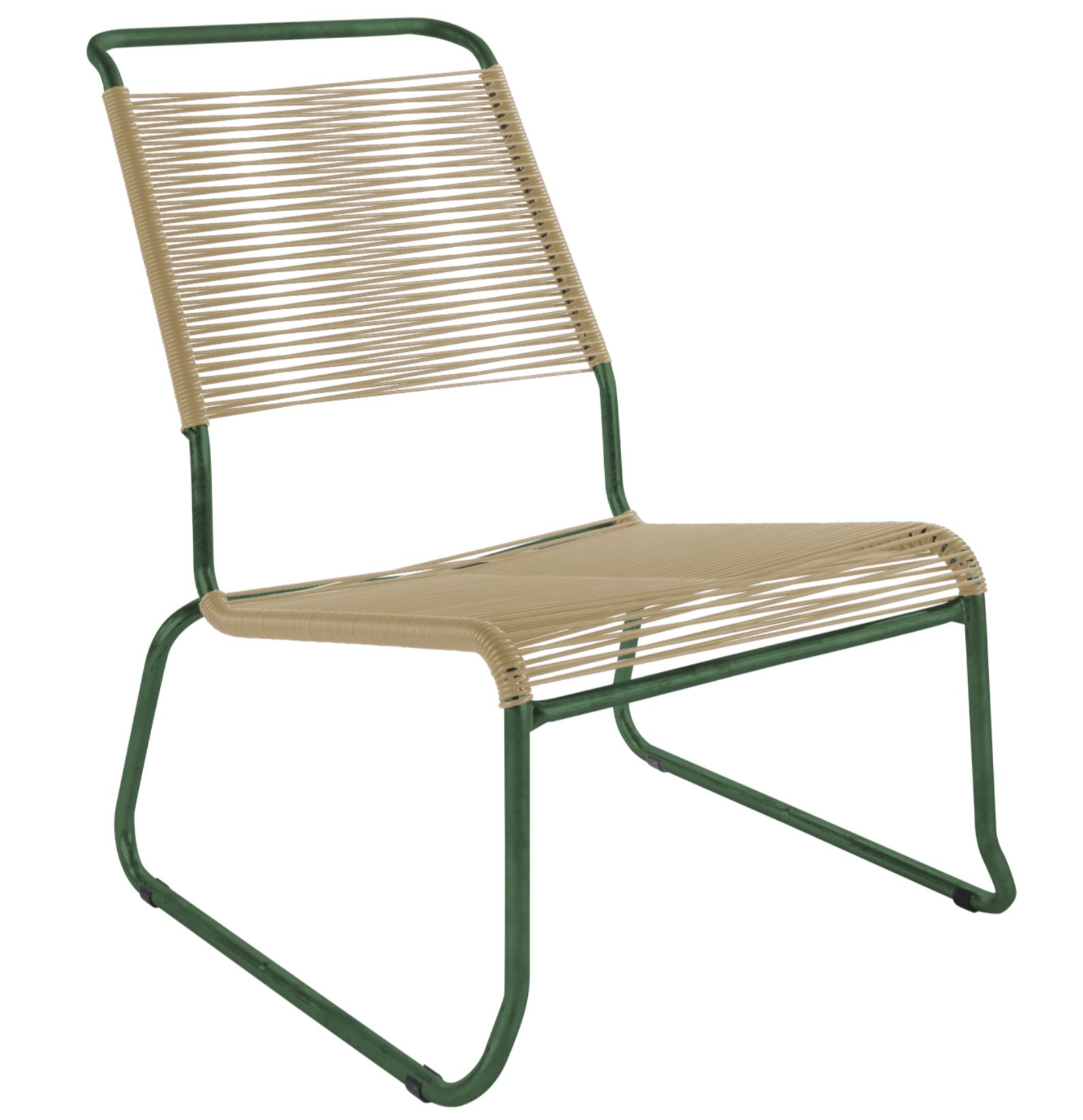 Schaffner Spaghetti-Kufen-Lounger Säntis Hochlehner Braun | Schubiger Möbel