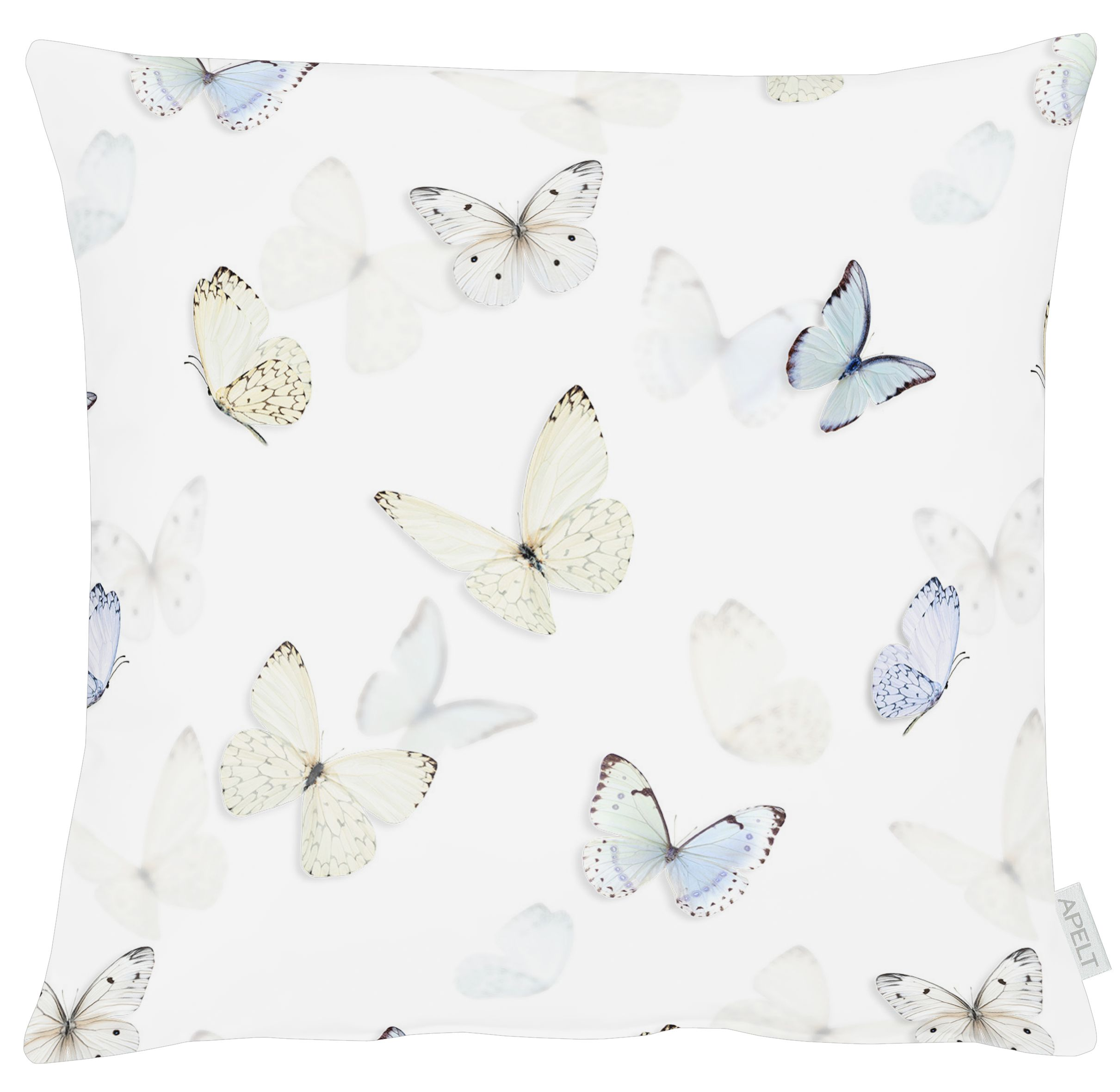 Apelt Kissenhülle Papillon Hellblau 50x50 cm Blau | Schubiger Möbel