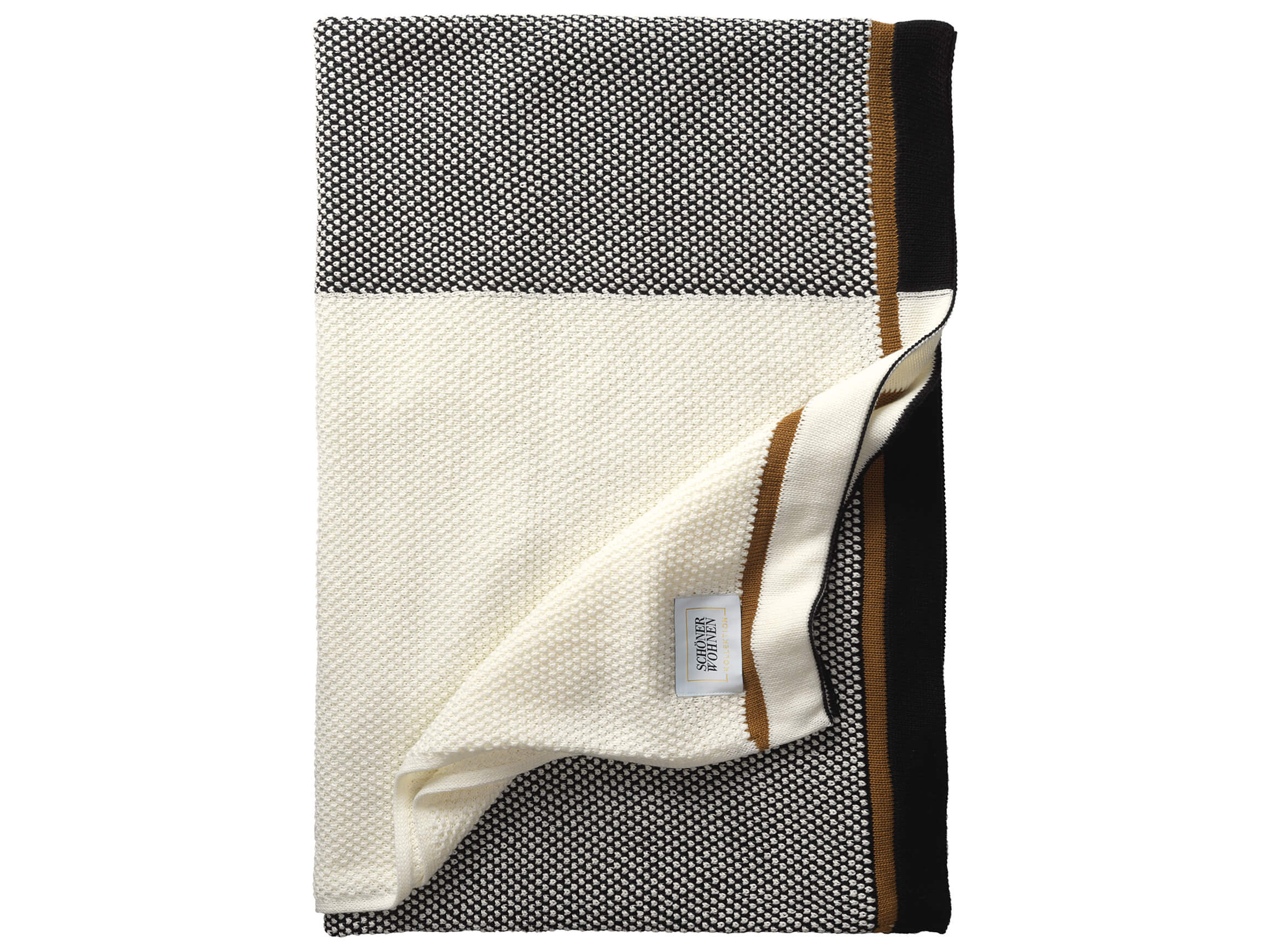 Wohndecke Part Schwarz-Weiss B: 170 cm Stoeckel & Grimmler