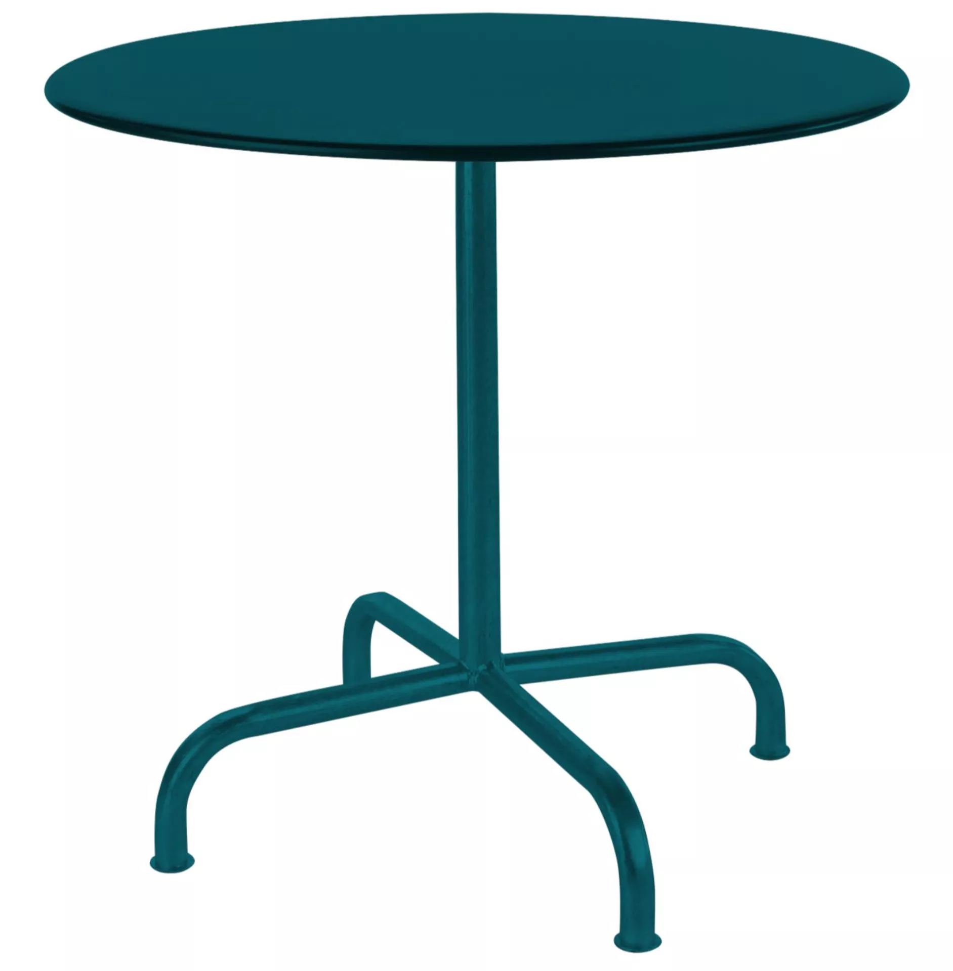 Metall-Tisch Rigi Rund Schaffner / Farbe: Kaliblau