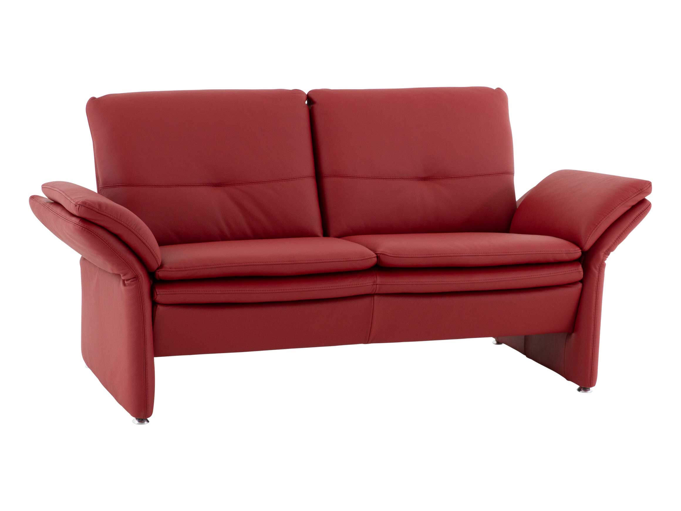 Leu Sofa Frankfurt 2 Sitzer Rot | Schubiger Möbel