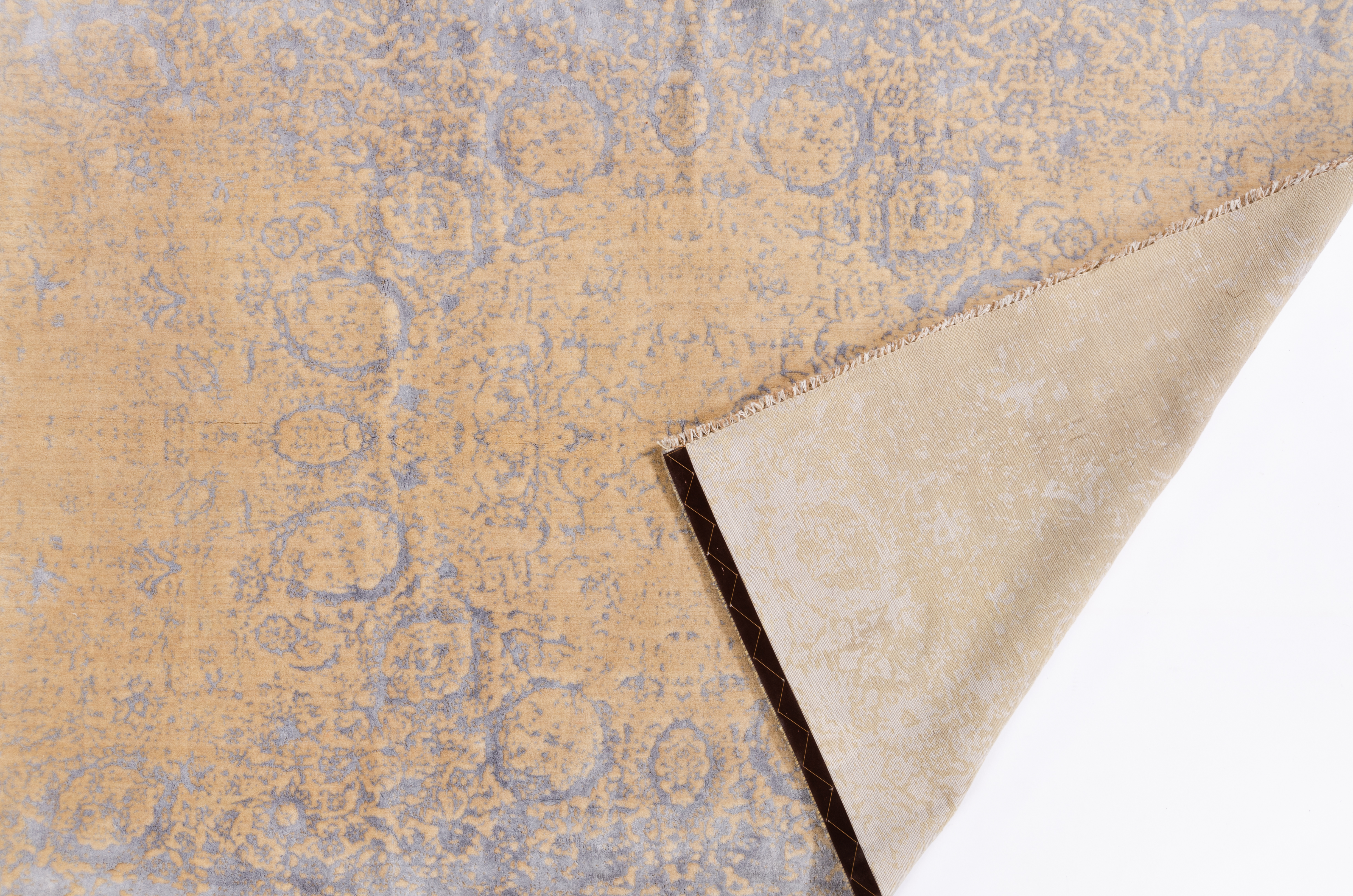 Moderner Teppich Vintage Homa Negra/ Farbe: Weiss / Masse (BxT) :153x224 cm